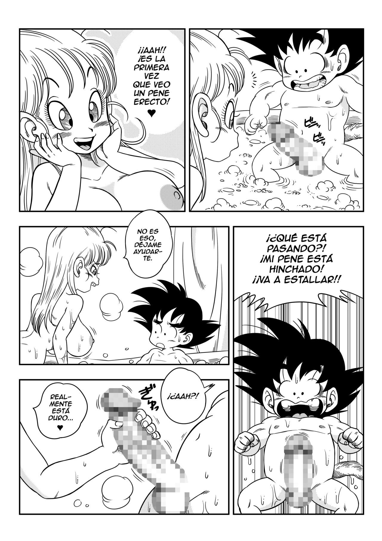 Yamamotodoujin Bulma X Goku Sexo En El Ba O Page Imhentai