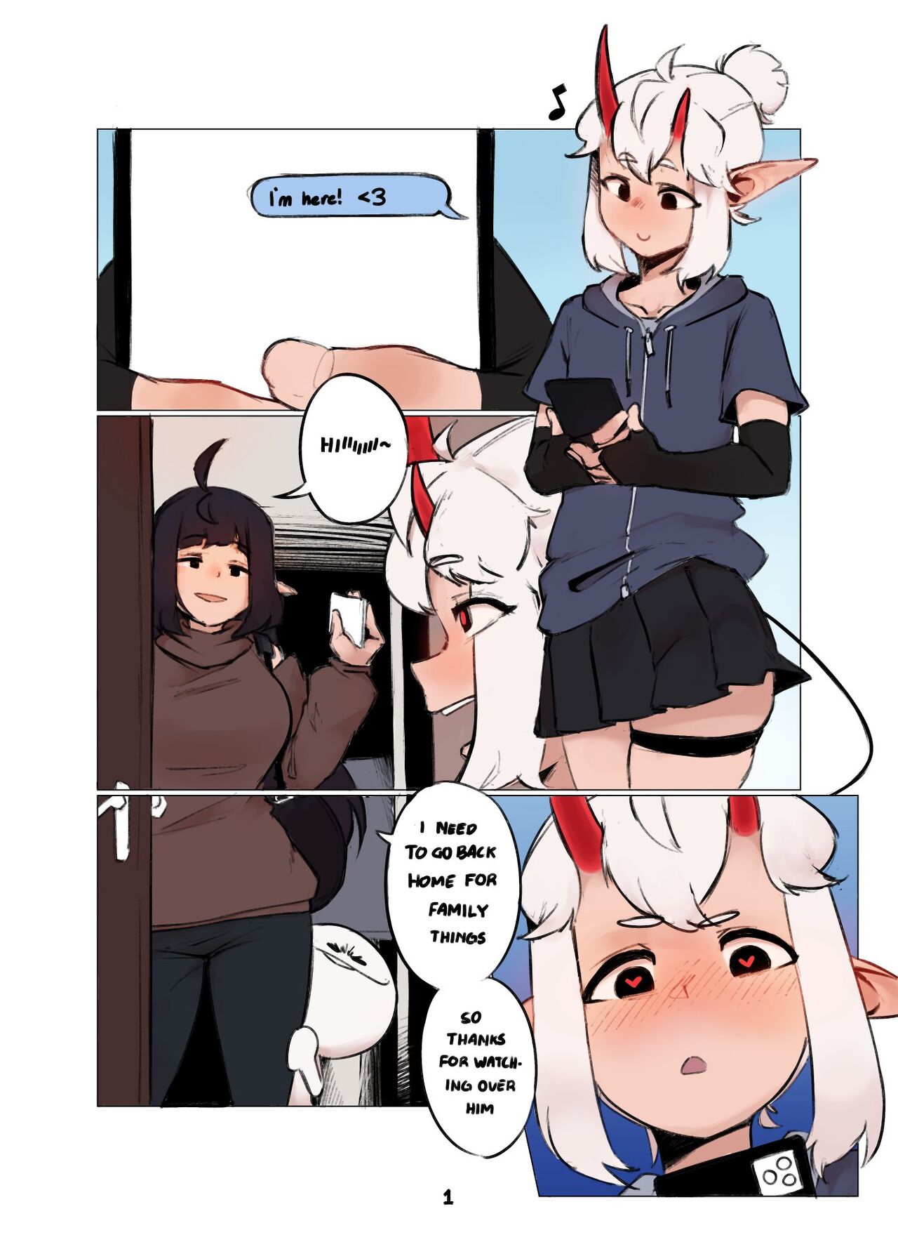 Demon Femboy Breqfast Page 1 IMHentai