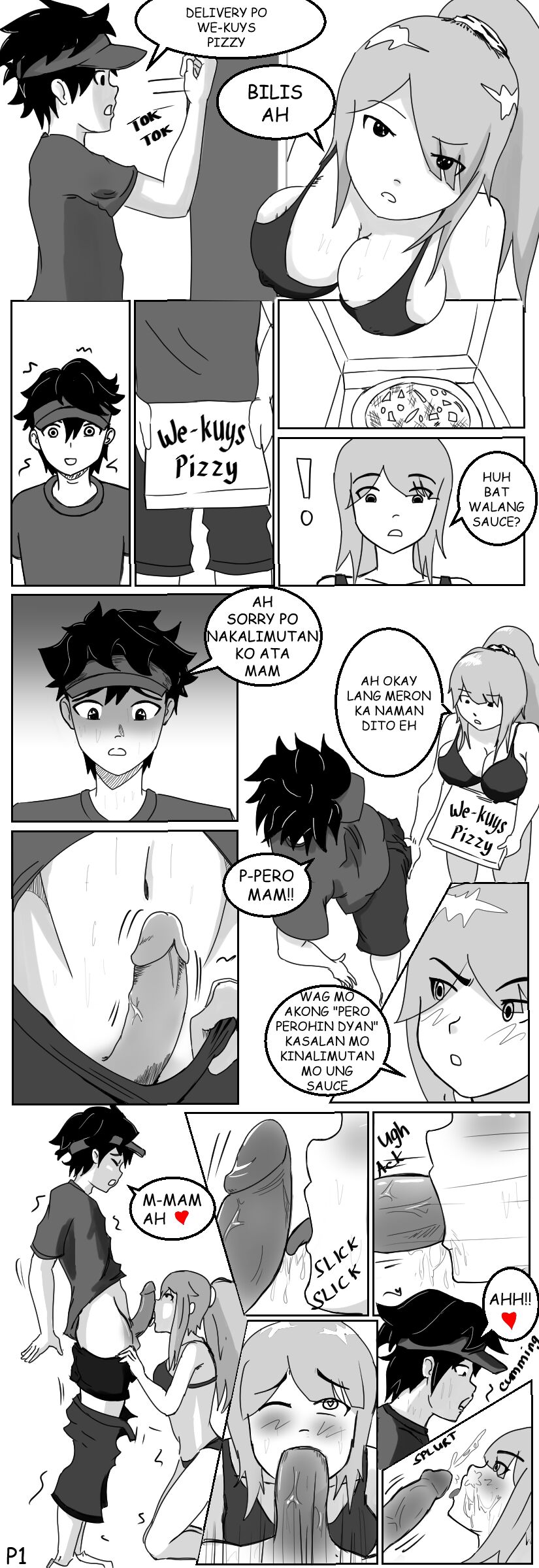 pIZZa dELIVERy - Page 1 - IMHentai