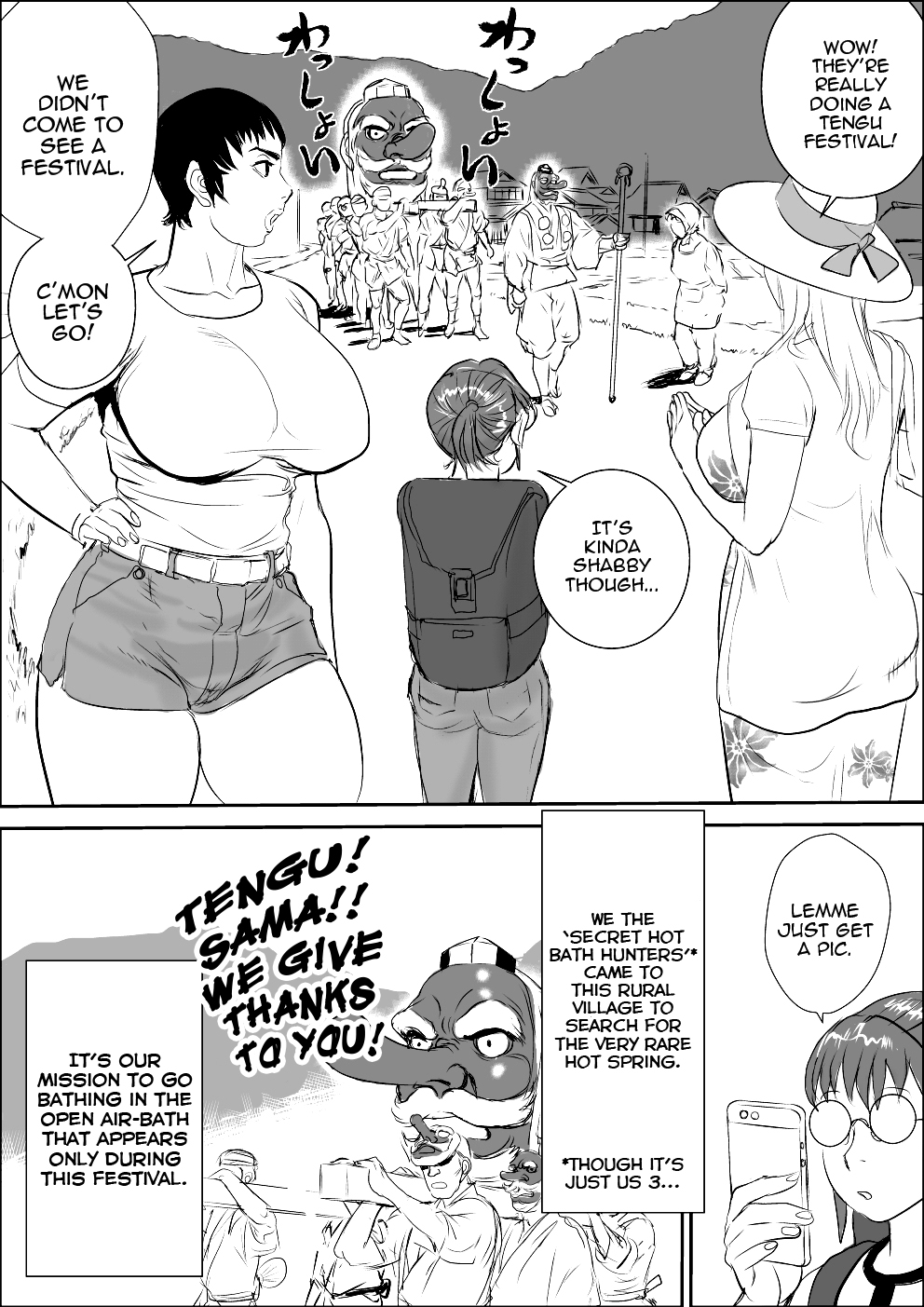 Tengu-sama no Kamikakushi - Being Spirted Away by Tengus page 4 full
