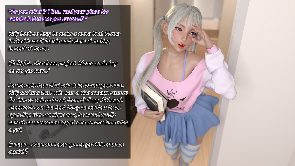 Gamer Defeated and Humiliated by a Girl in a Miniskirt page 7 full
