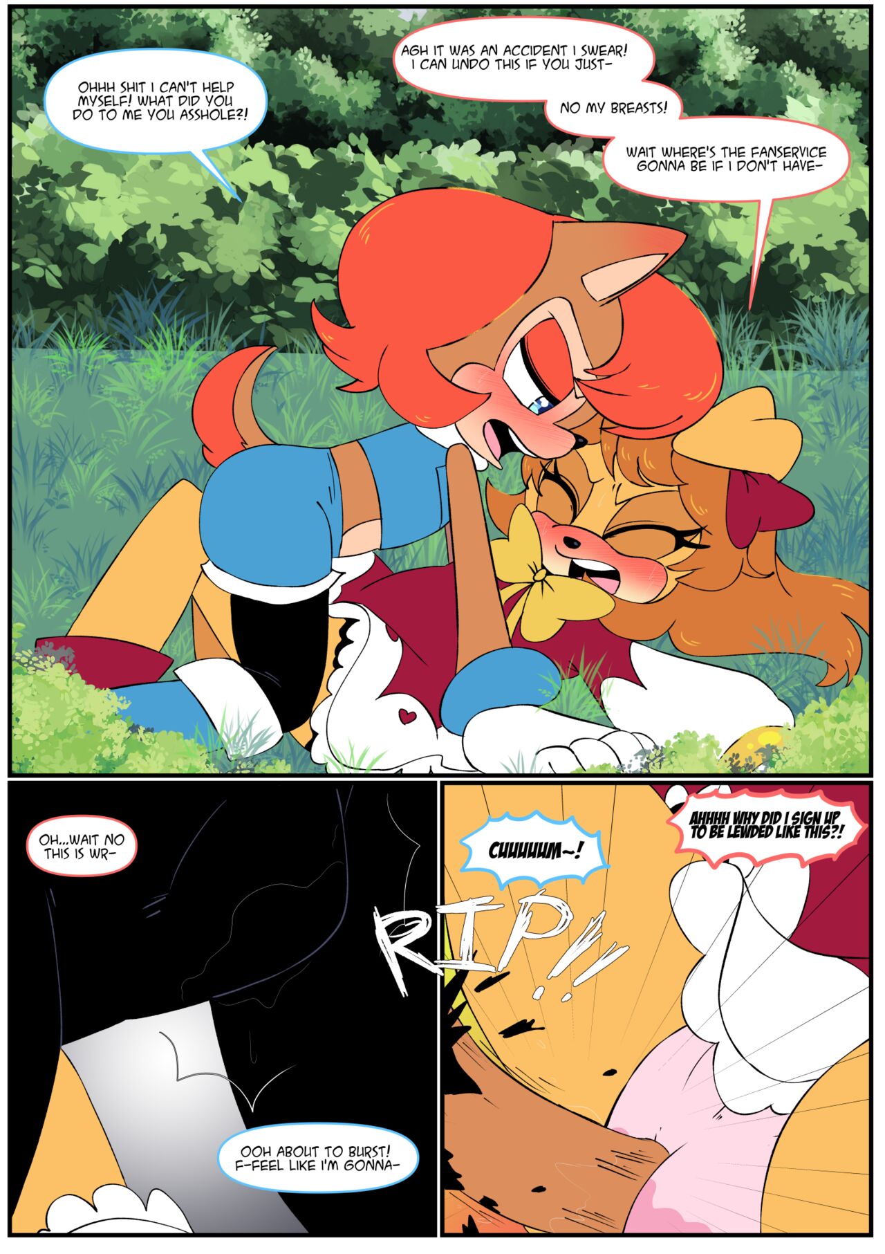 Gotta Girl Fast #5: Sally & Knuckles page 6 full