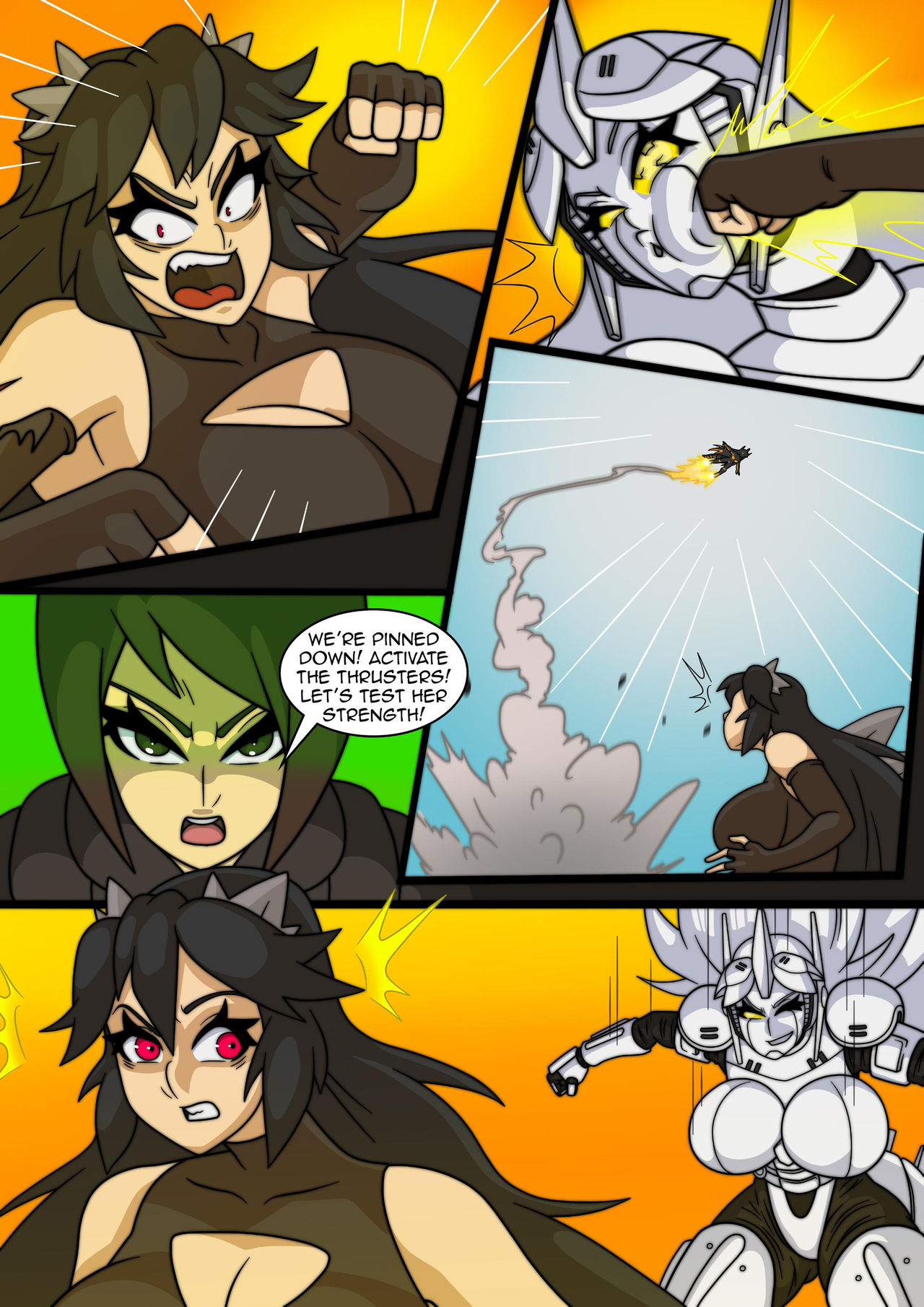 Kaiju Girls Chapter 6 page 8 full