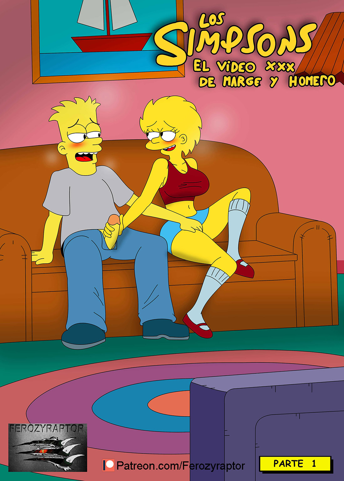 El Video XXX de MARGUE y HOMERO page 1 full