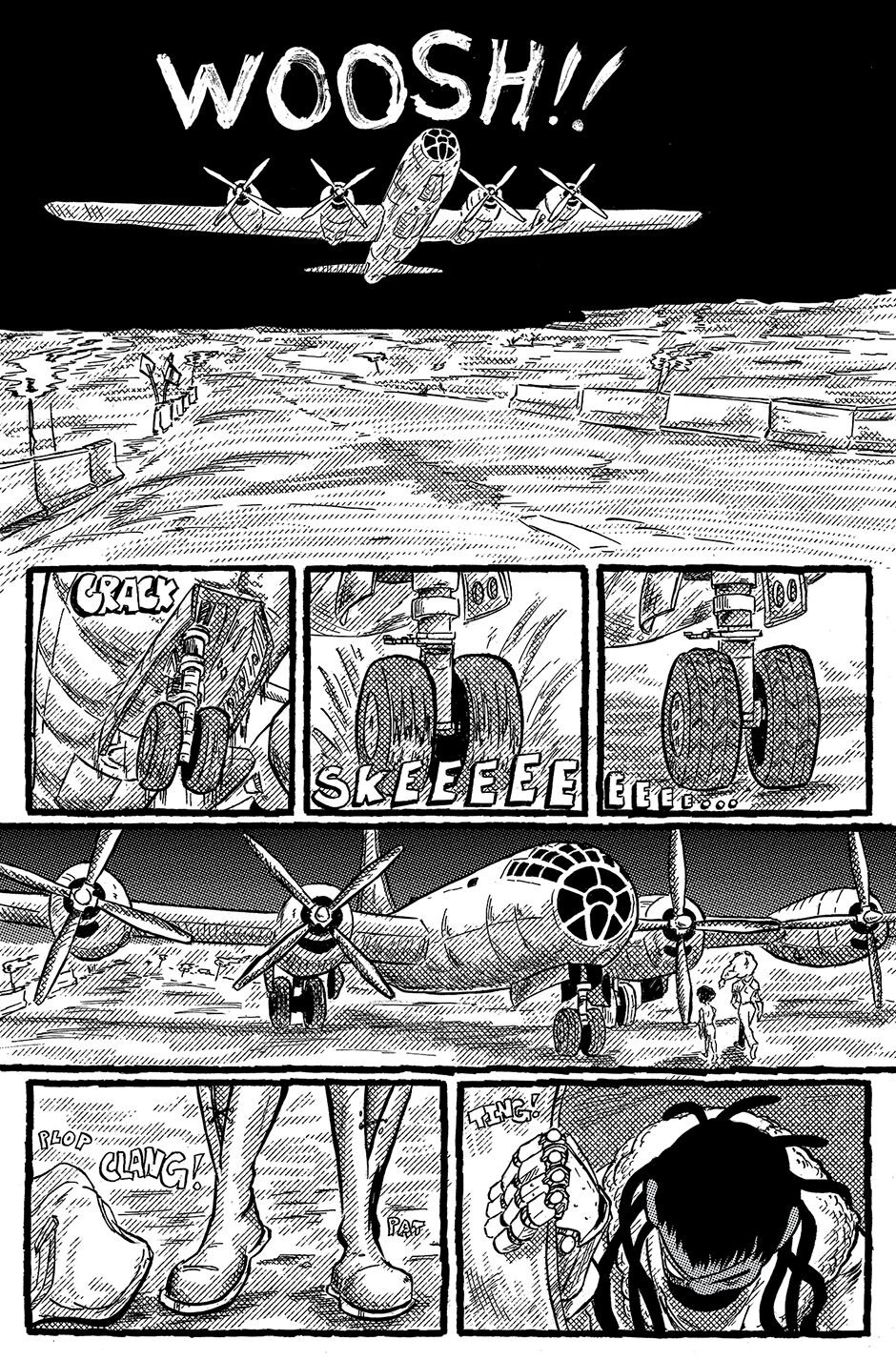 The Last Aviatrix Issue 1 by Buster Cagle page 4 full