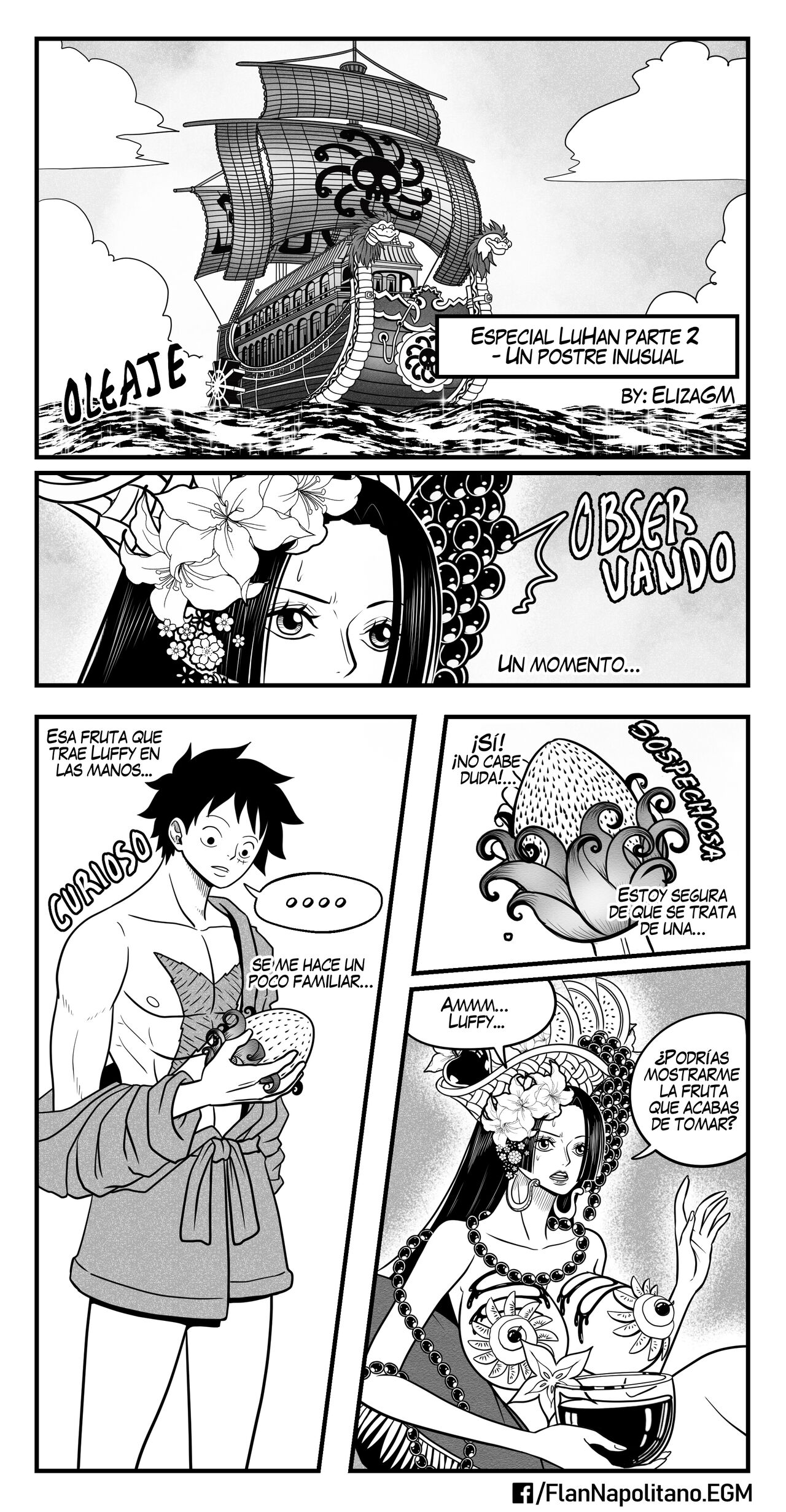 Flan Napolitano - Hancock x Luffy Parte 2 page 3 full