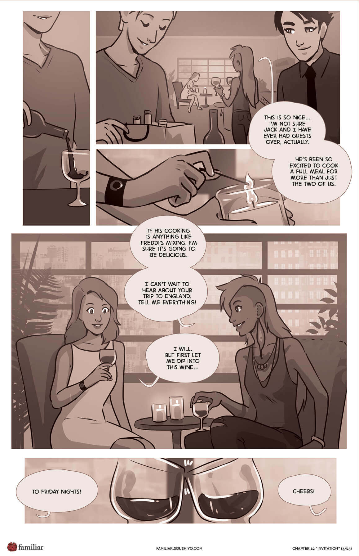 Familiar  - Act 2 - Chapter 12 - Invitation - english page 4 full