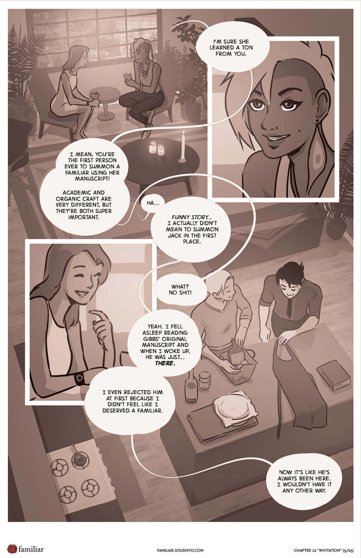 Familiar  - Act 2 - Chapter 12 - Invitation - english page 6 full