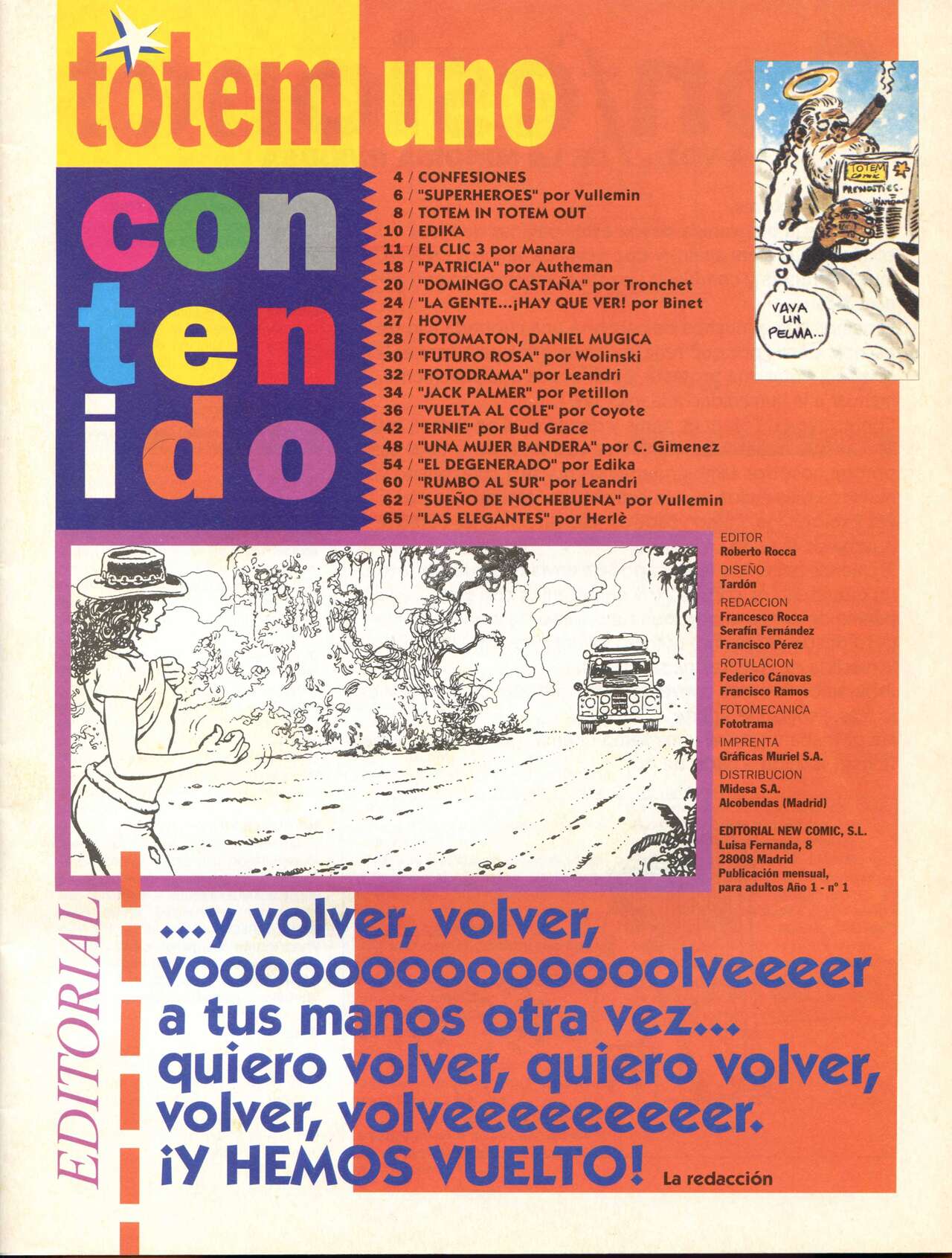 TOTEM- La revista estrella del comic 1-8 page 3 full