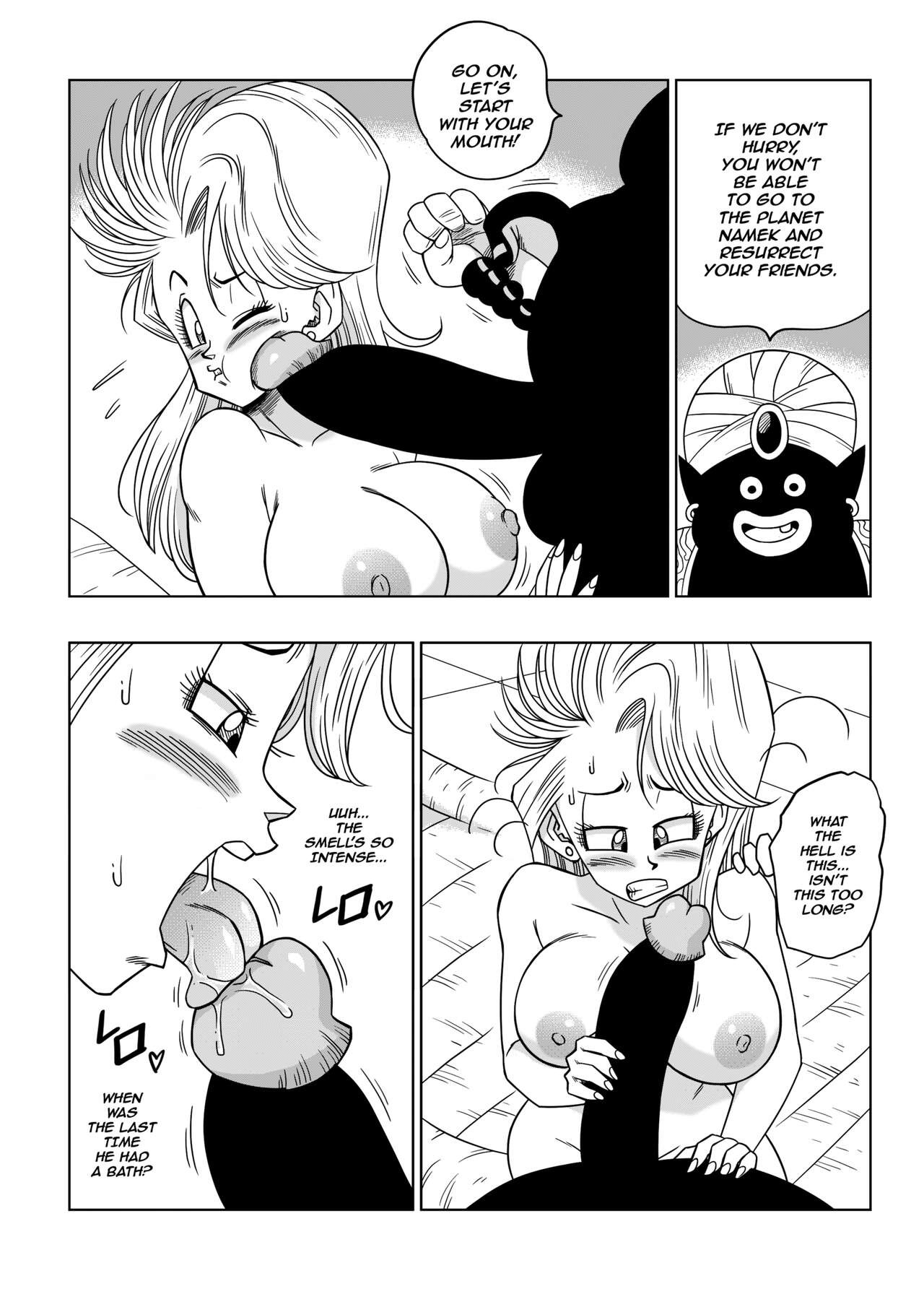 Bulma Meets Mr.Popo - Sex inside the Mysterious Spaceship! page 9 full