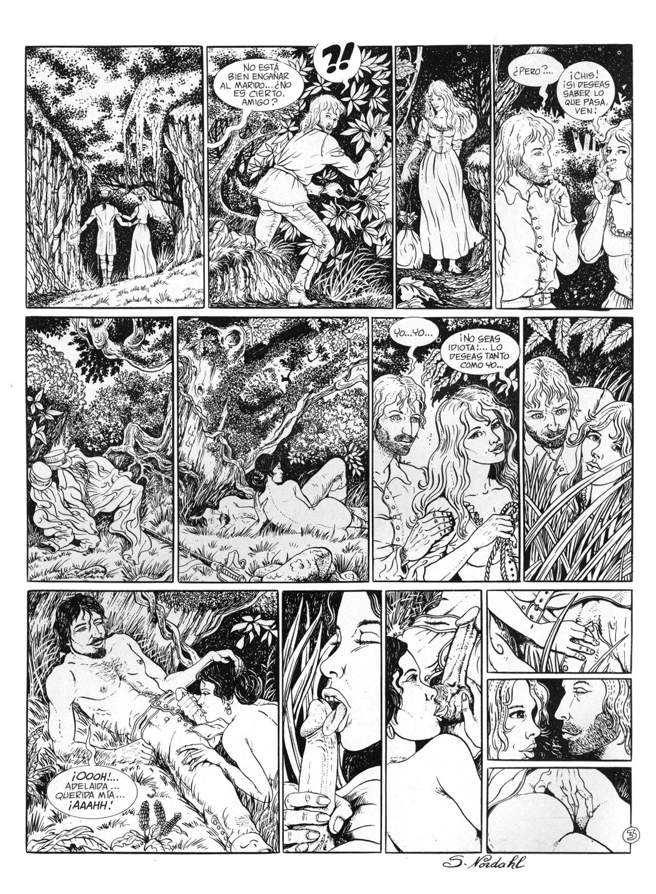 Les damnés de Mallande / Los Condenados de Mallande page 4 full