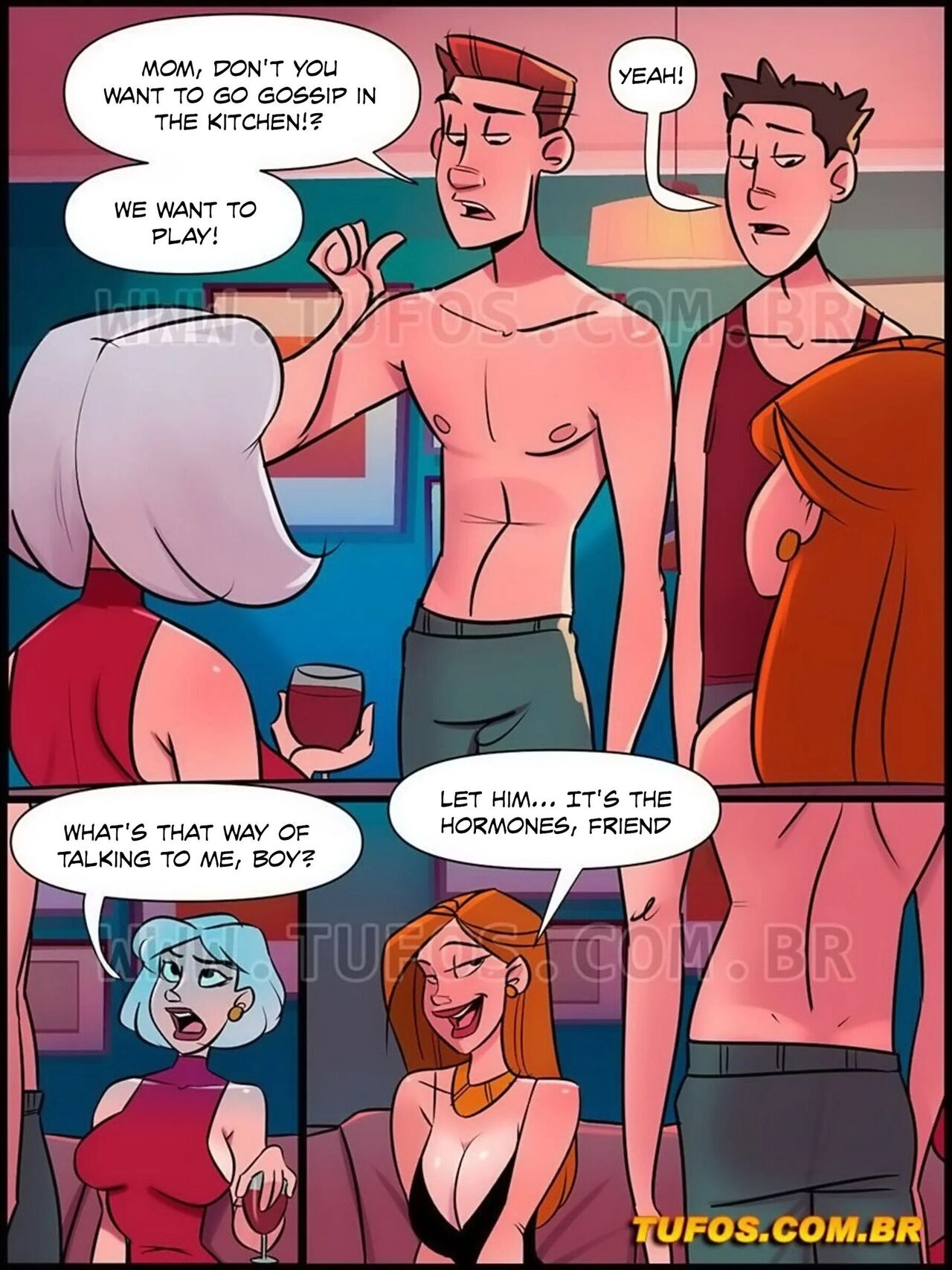 Casa Da Mãe Joana 15 – Swapping Moms – Tufos - english page 4 full