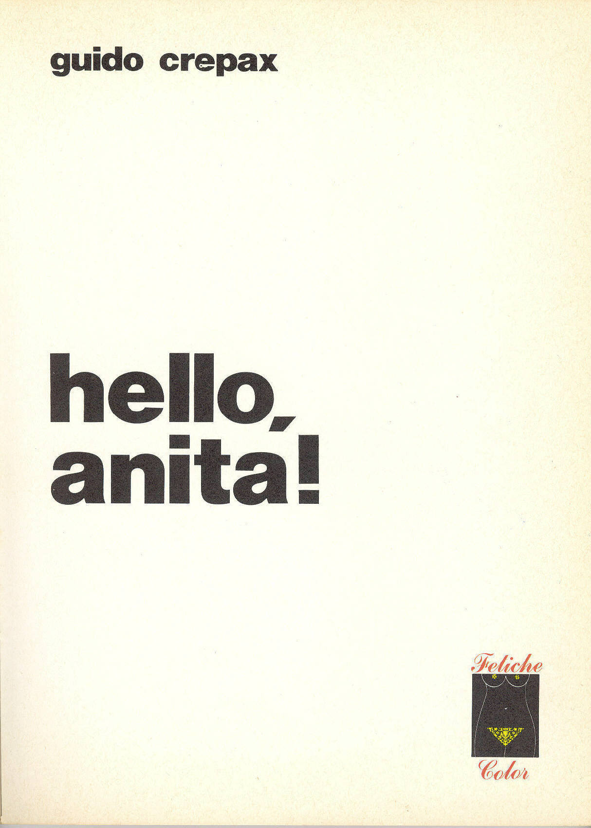 Guido Crepax - Hello, Anita! page 4 full