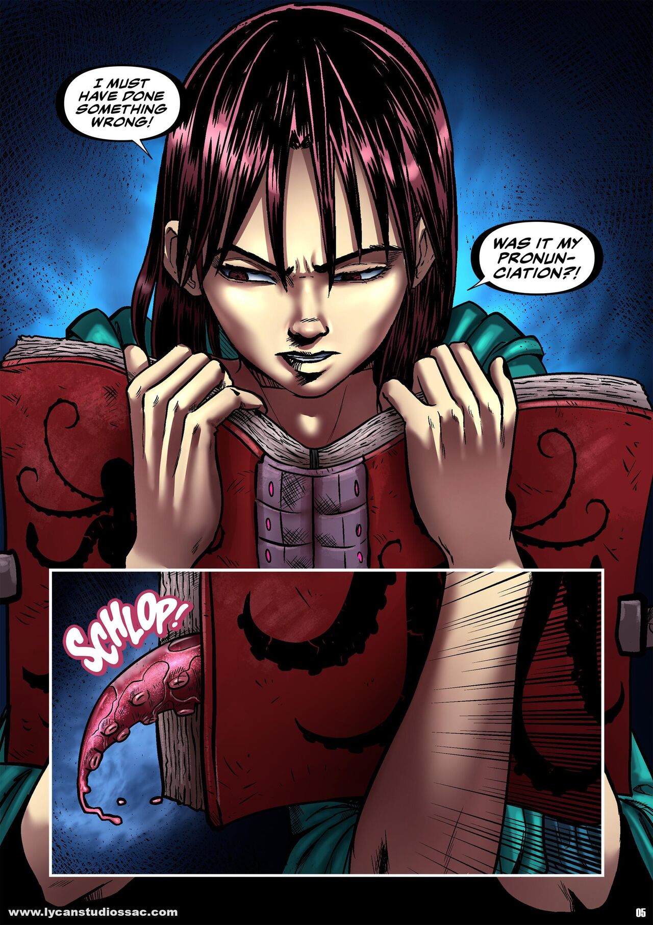 Lovecraft Girl page 8 full