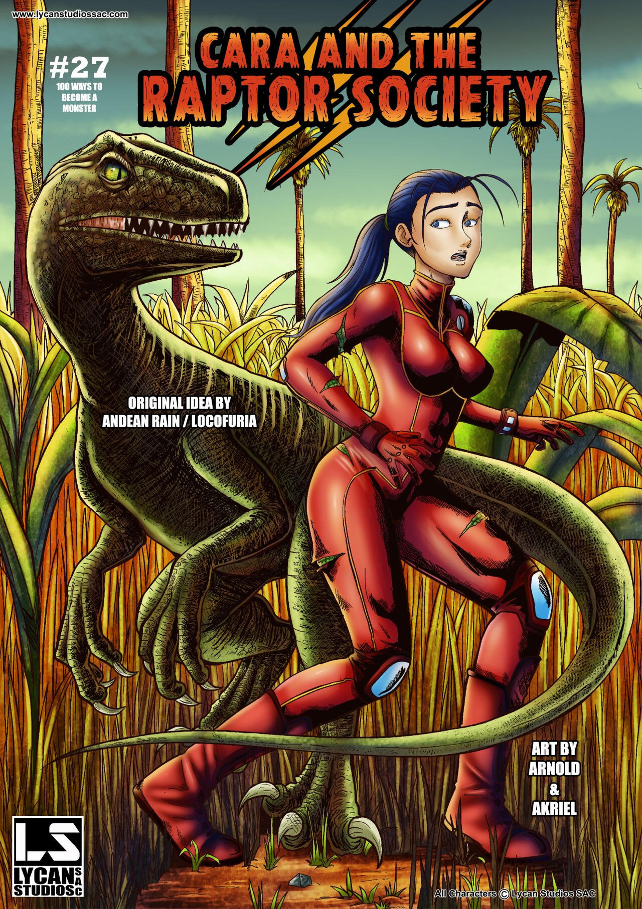 Cara and The Raptor Society page 1 full