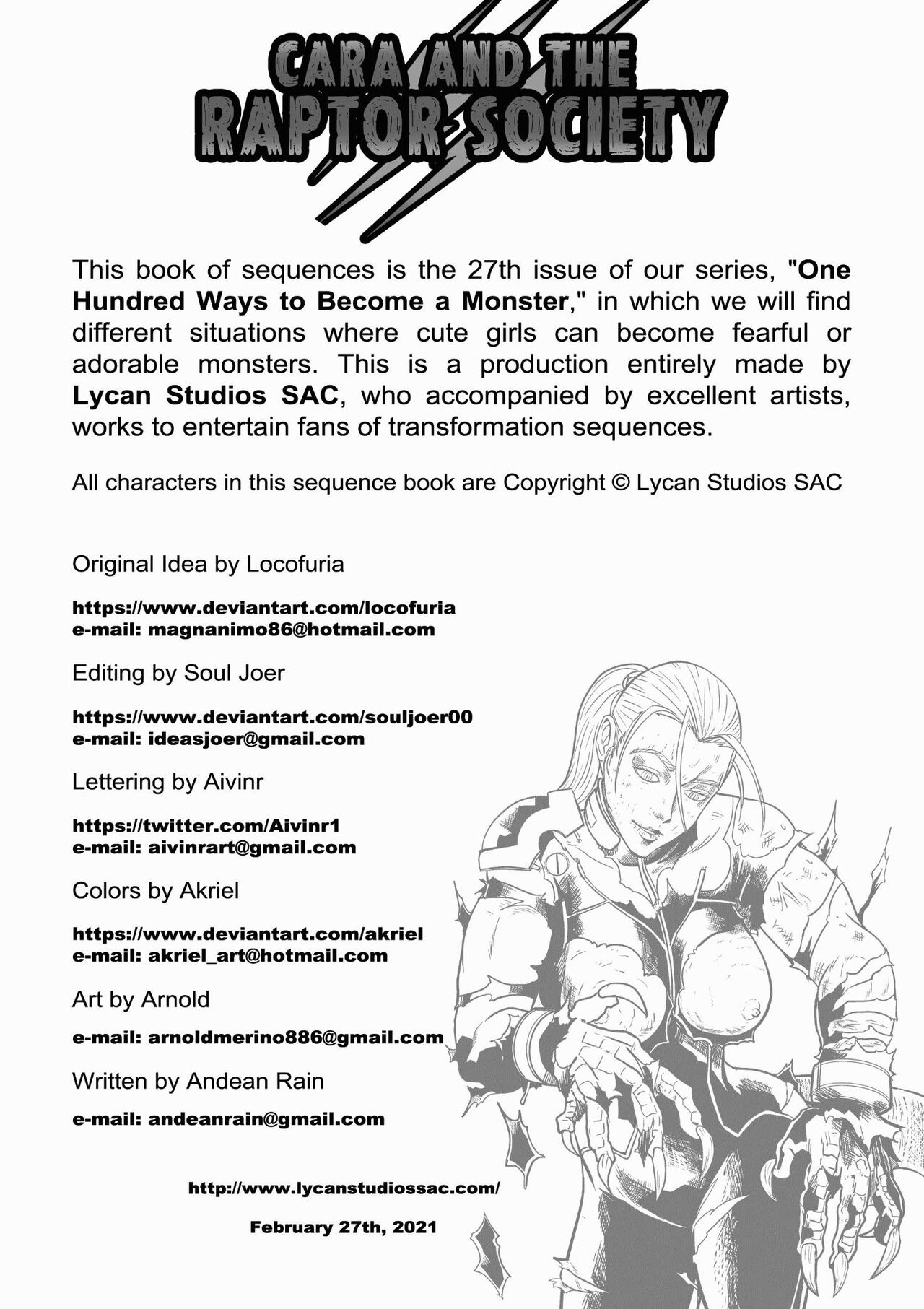 Cara and The Raptor Society page 3 full