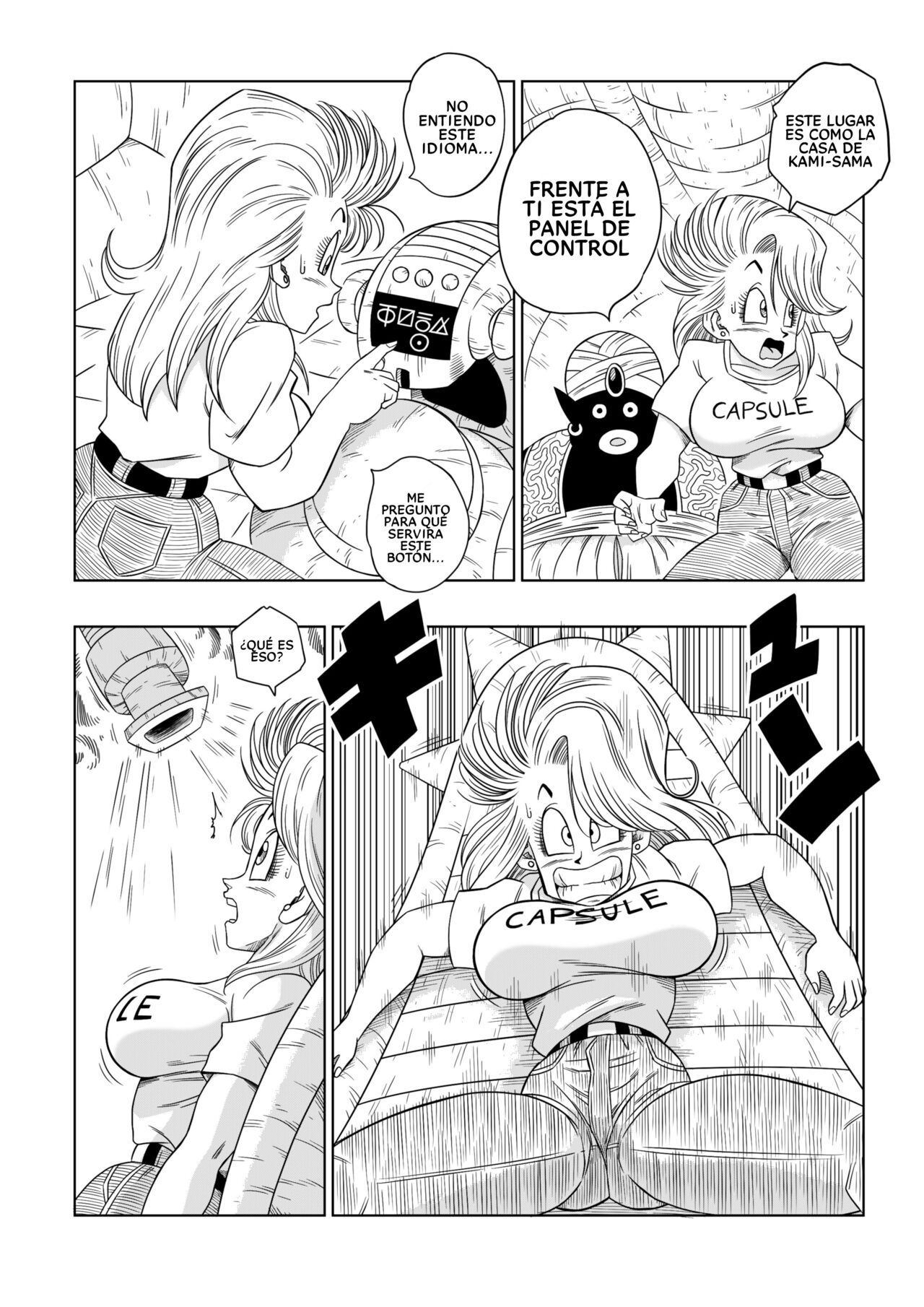 Dagon Ball - Bulma Conoce A Mr. Popo - ¡Sexo Dentro De La Misteriosa Nave Espacial! page 6 full