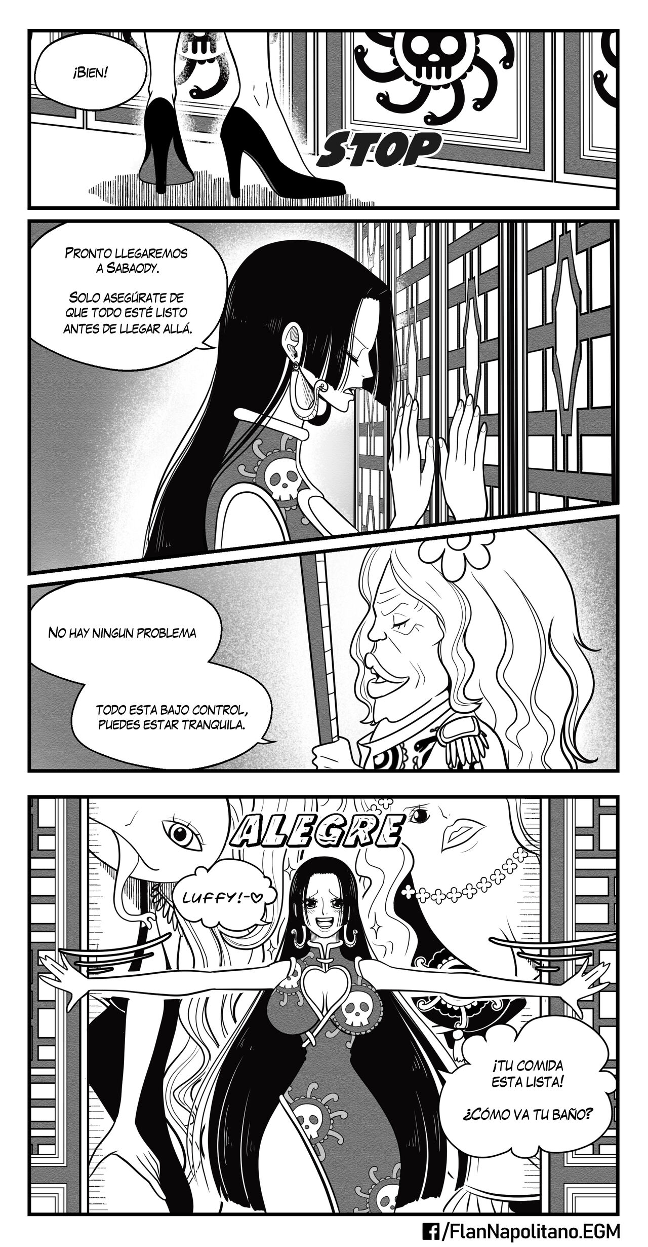 Flan Napolitano - Hancock x Luffy Parte 1 page 5 full