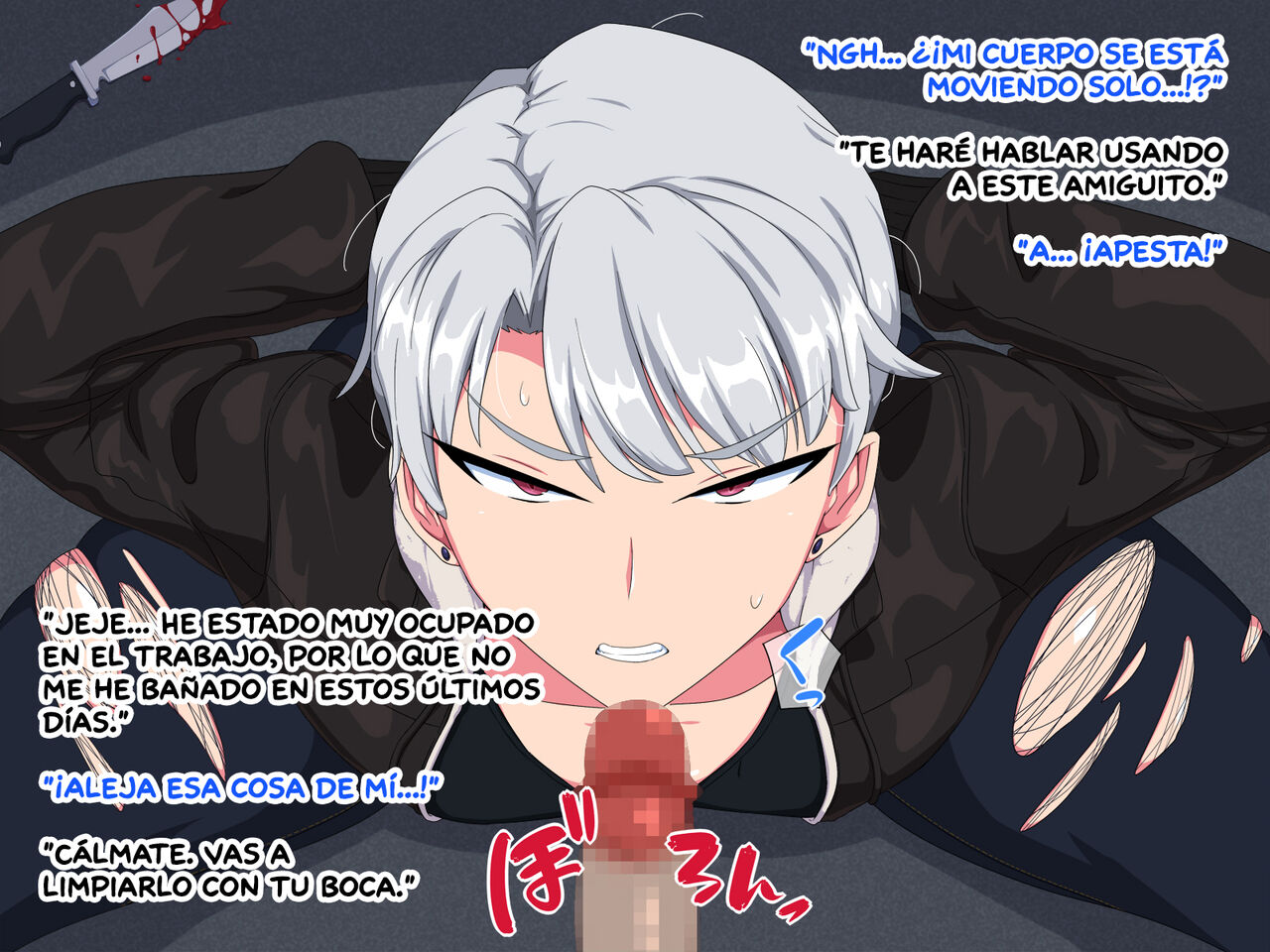 Boyish Onna Koroshiya Saimin Kyonyuuka Sukebe Jinmon | Una Tomboy Asesina es Hipnotizada, Recibe Grandes Tetas y es Interrogada Sexualmente page 10 full