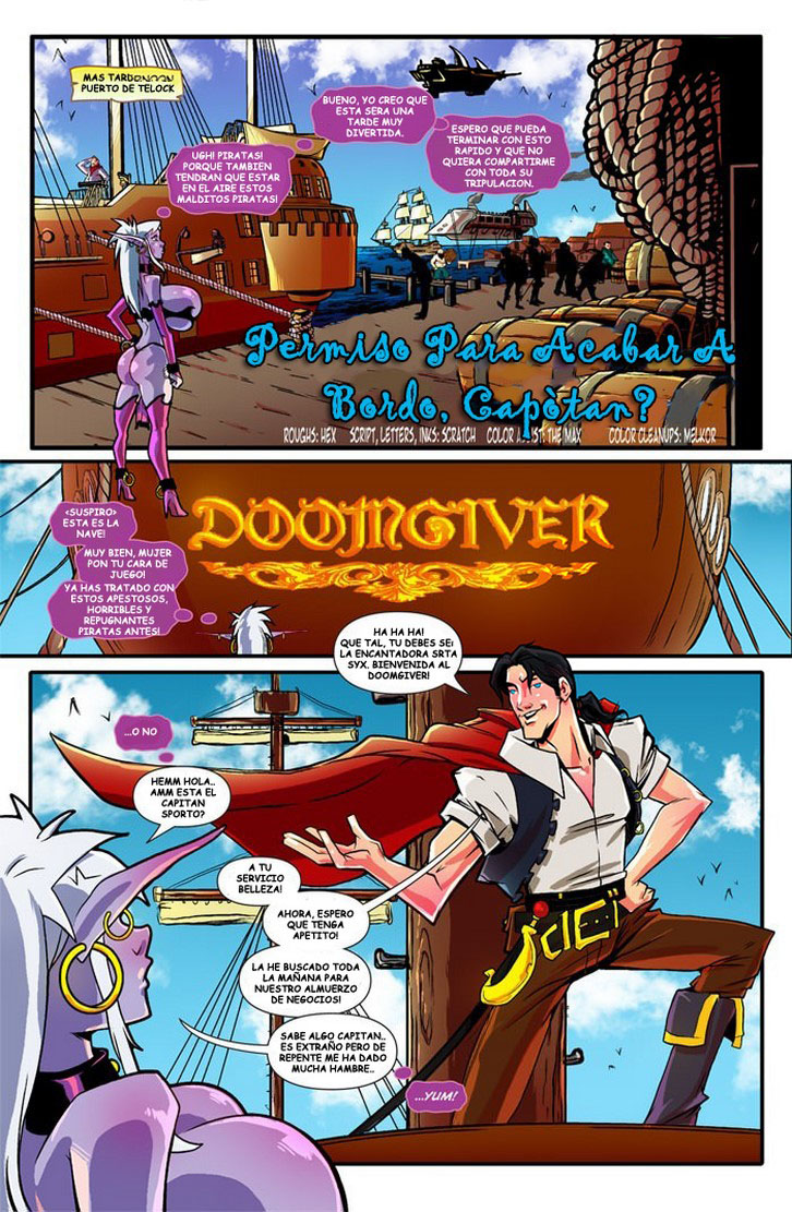 Permiso para Acabar a Bordo Capitan page 1 full