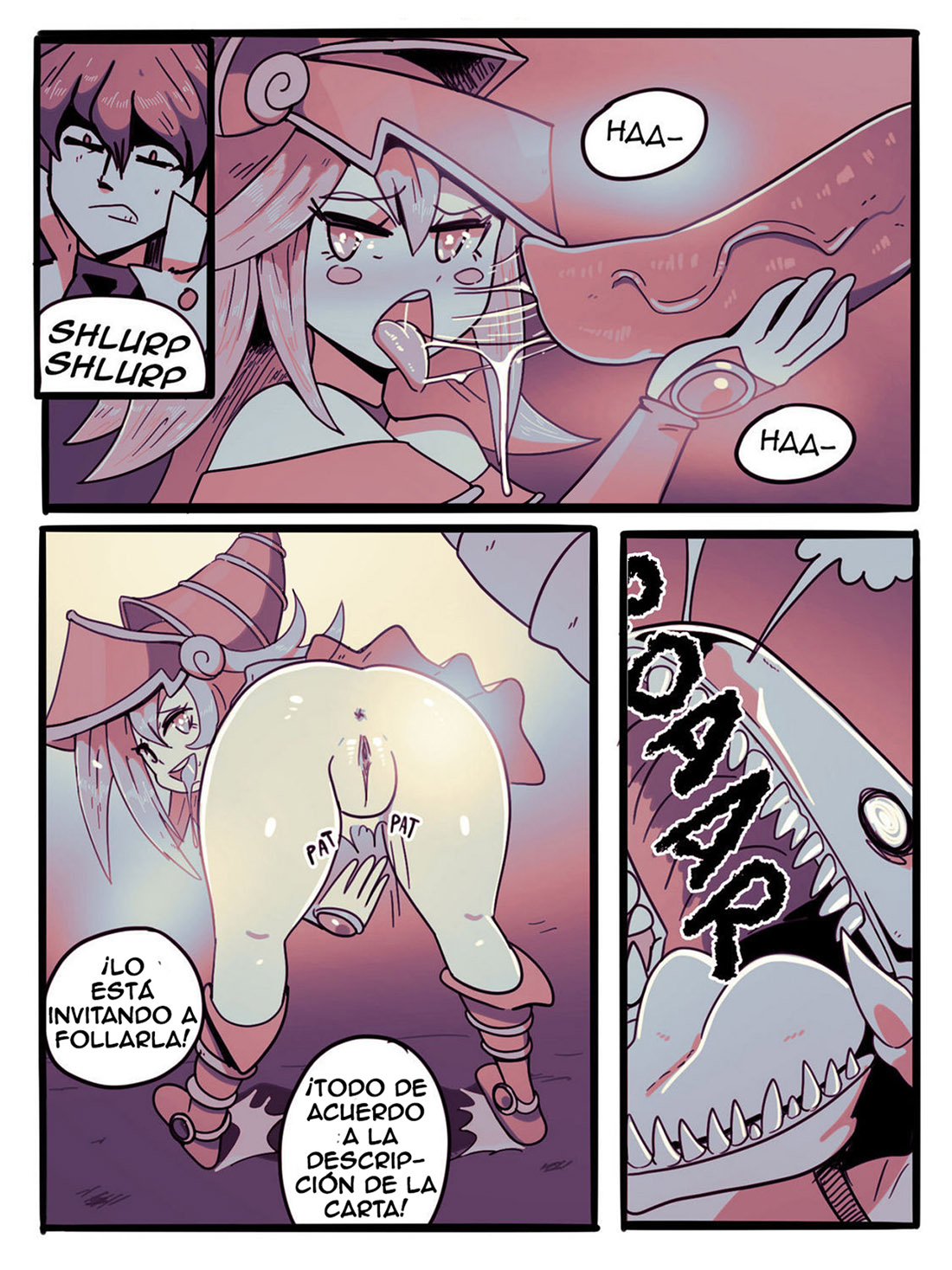Dark Magician Girl VS Blue Eyes White Dragon page 4 full
