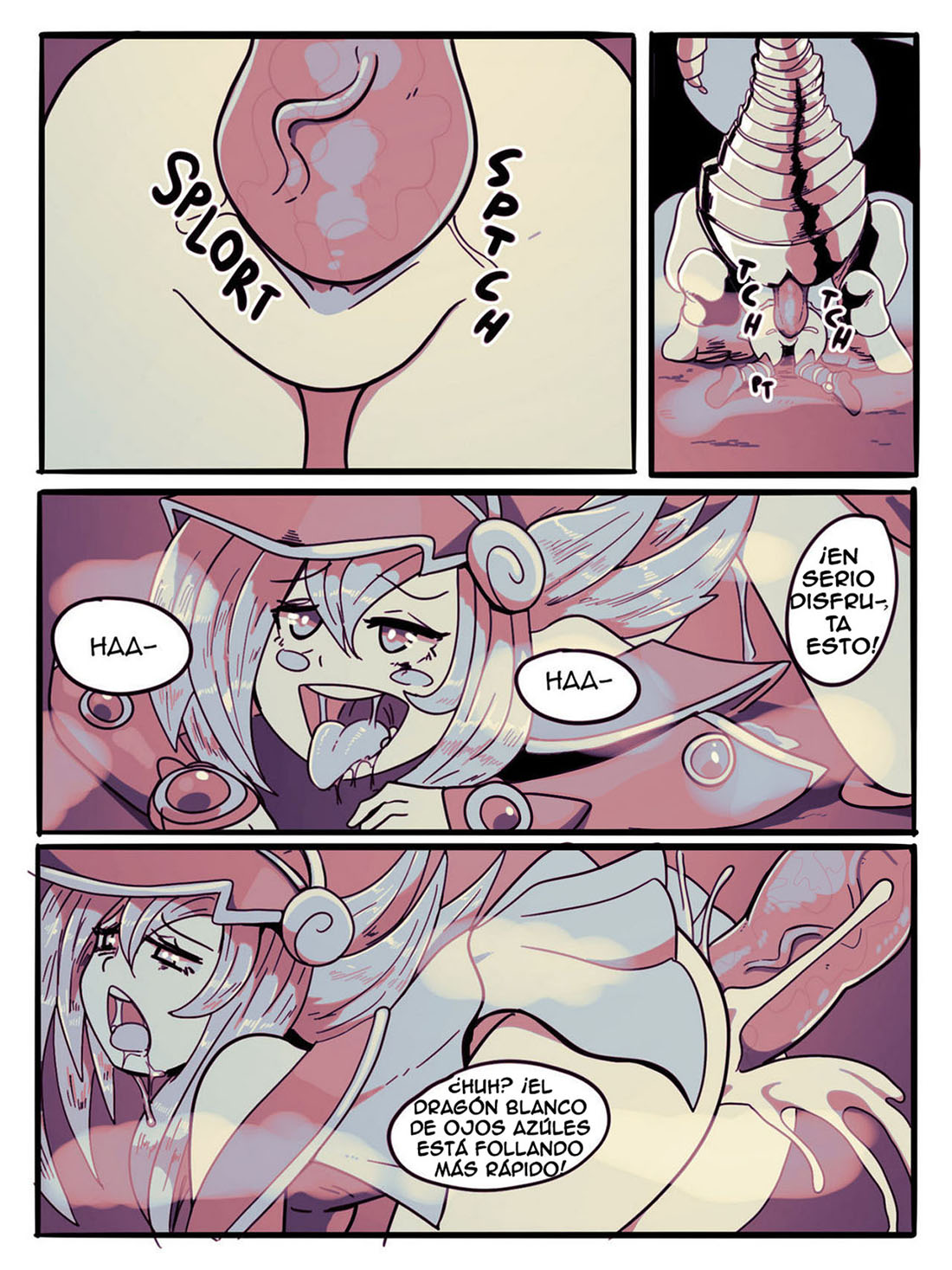 Dark Magician Girl VS Blue Eyes White Dragon page 5 full