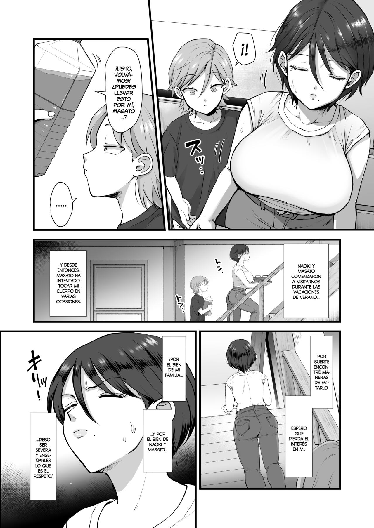 Zoku Hosome Ottori Kyonyuu Mama | Una mamá gentil de ojos cerrados y pechos  grandes 2 - Page 4 - IMHentai