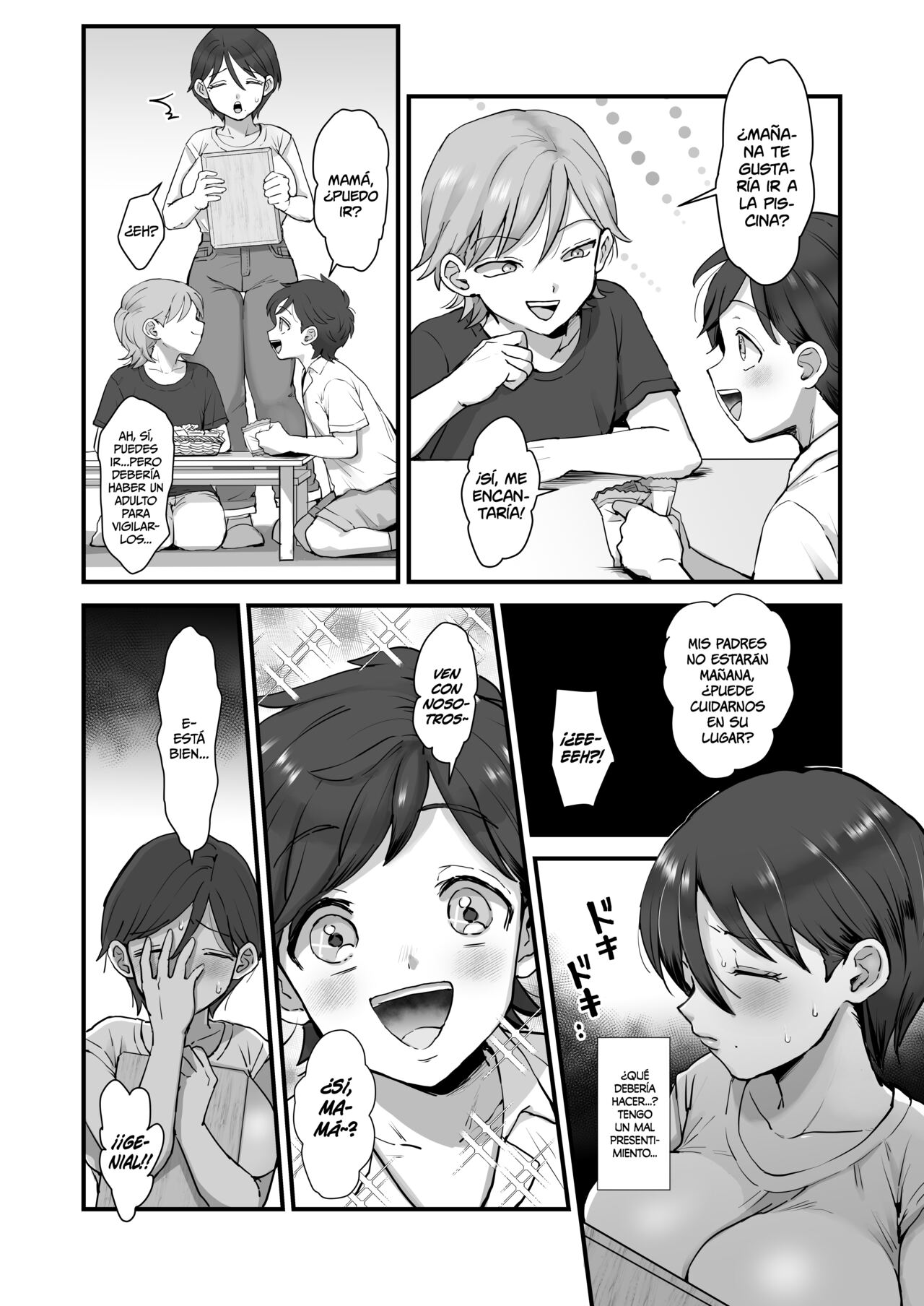 Zoku Hosome Ottori Kyonyuu Mama | Una mamá gentil de ojos cerrados y pechos  grandes 2 - Page 6 - IMHentai