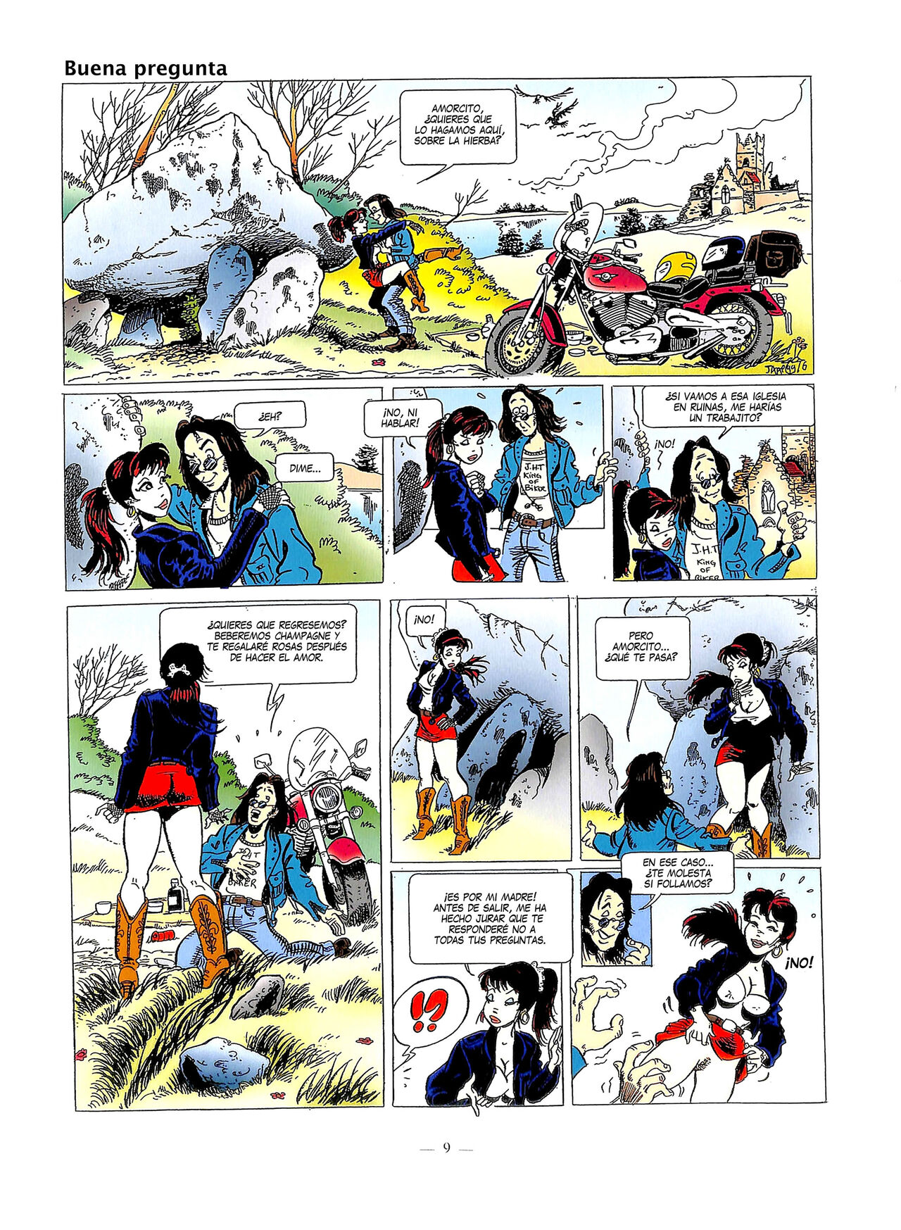 Salut, Les Coquines / Hola, Pillinas 08 – Chistes verdes page 10 full