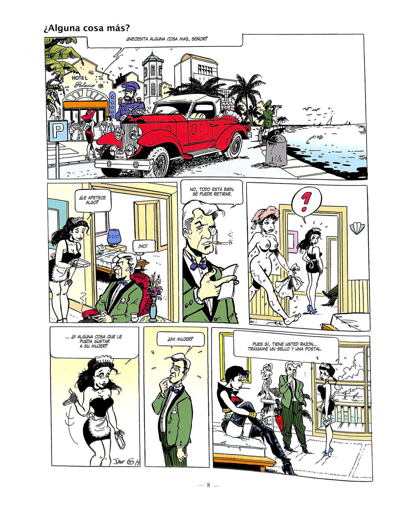 Salut, Les Coquines / Hola, Pillinas 08 – Chistes verdes page 9 full