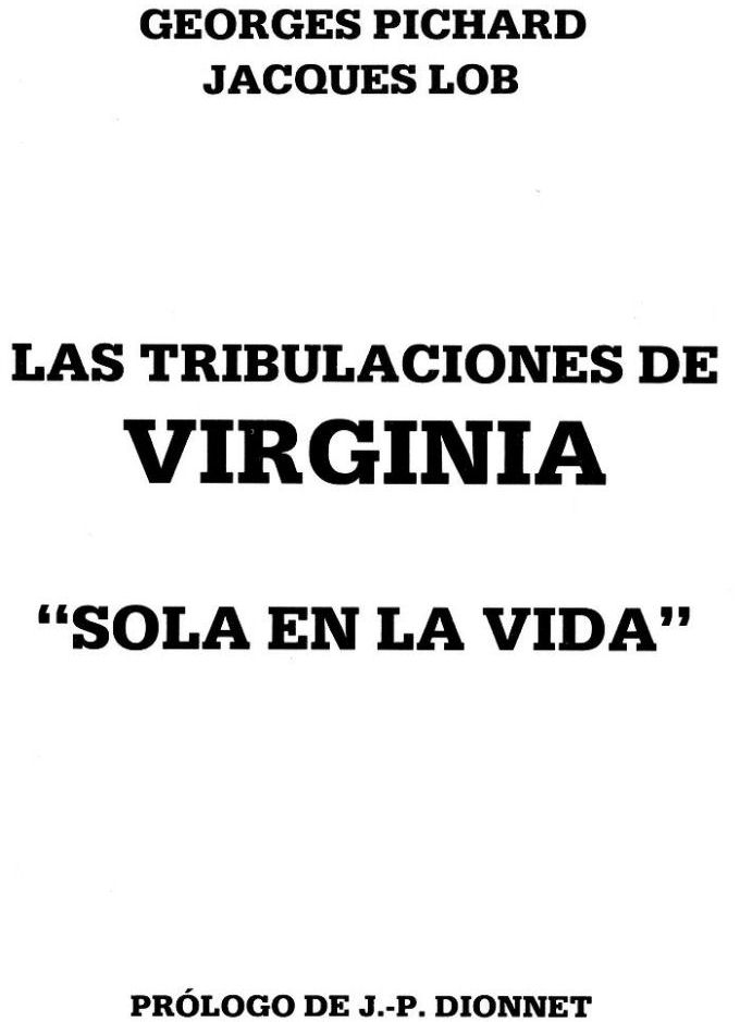 Las tribulaciones de Virginia 1 - Sola en la vida page 3 full