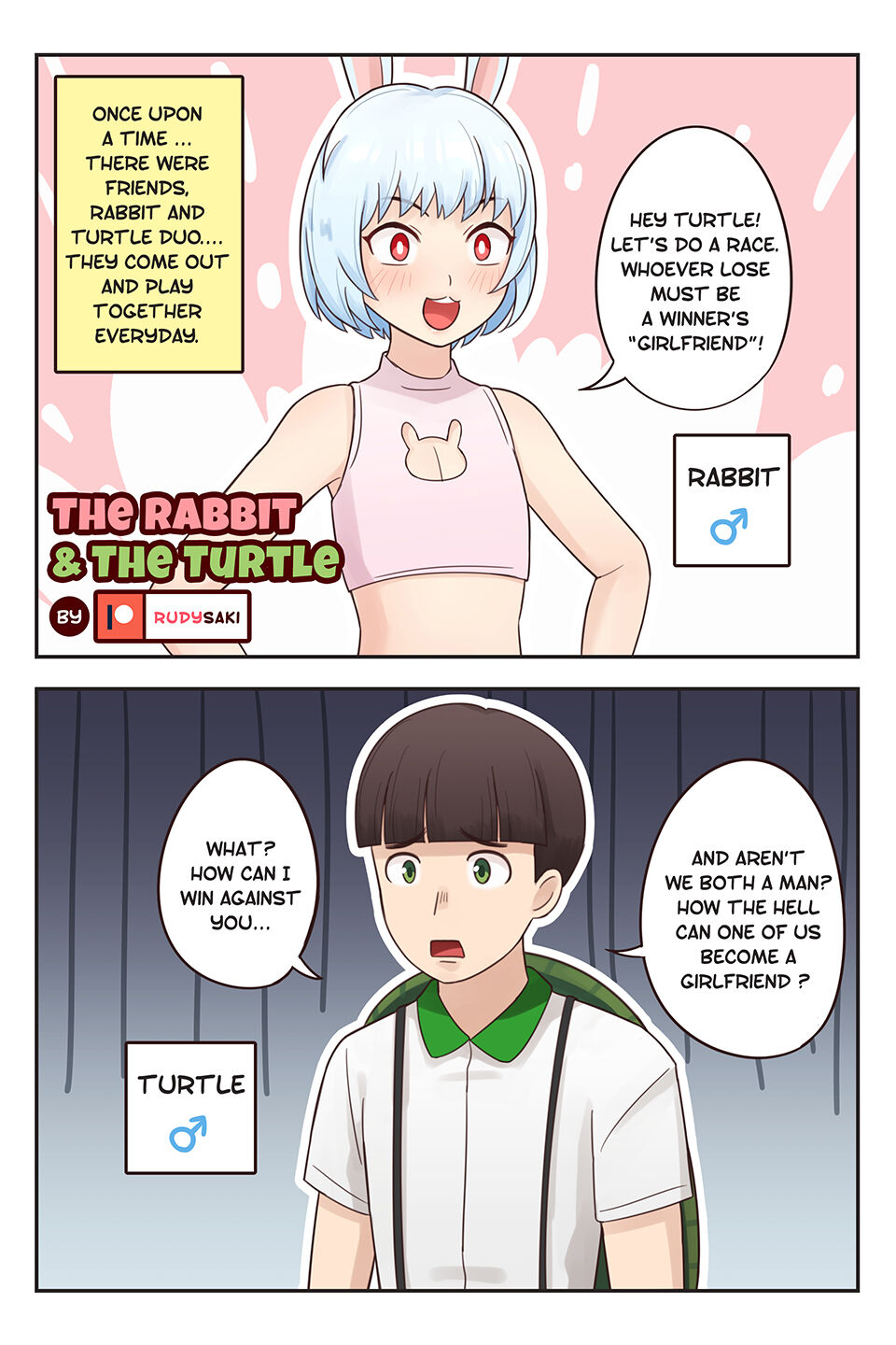 The Rabbit and The Turtle page 1 full