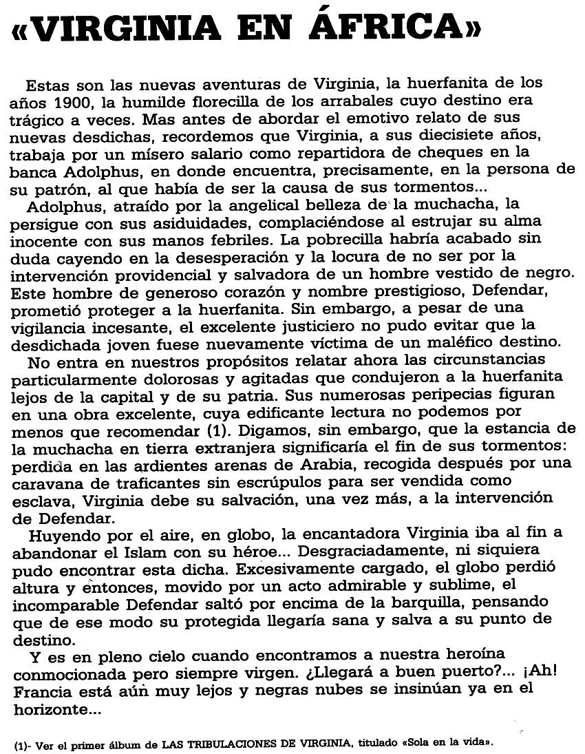 Las tribulaciones de Virginia 2 - Virginia en Africa page 4 full