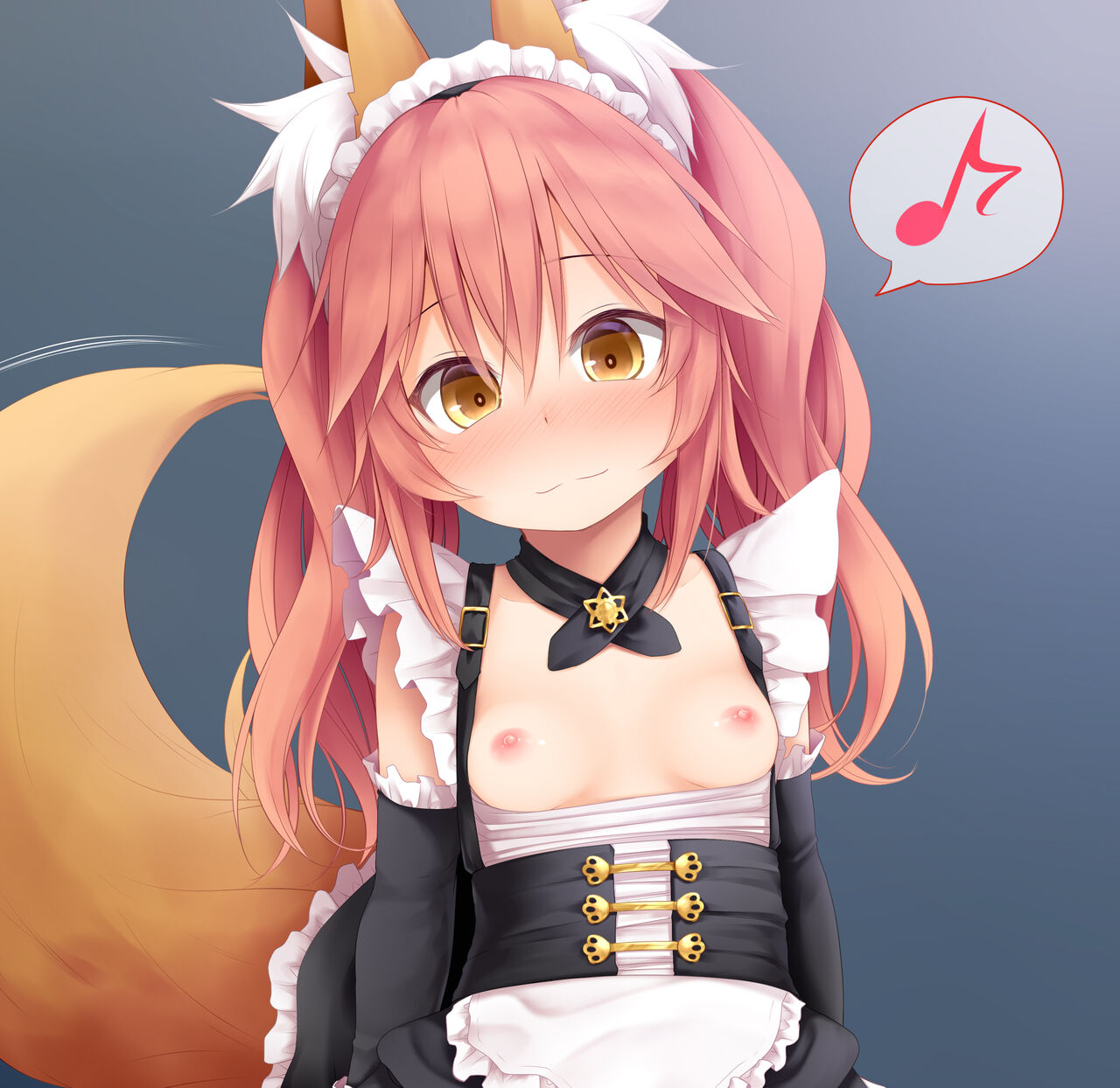 メイド服のロリ玉藻ちゃんに攻められました page 1 full
