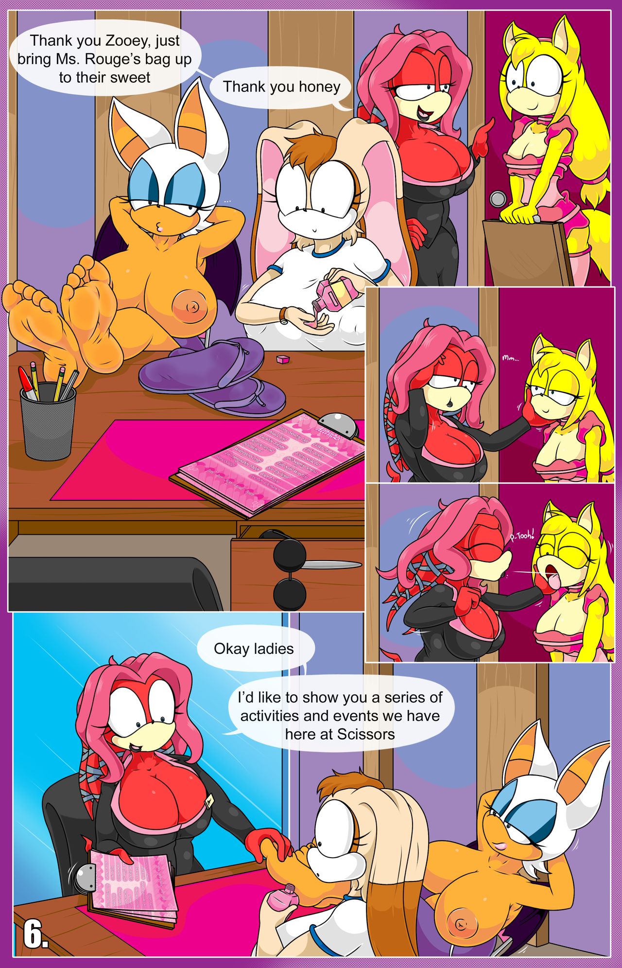 Rouge and Vanilla in: Scissors Resort   + Epilogue page 8 full