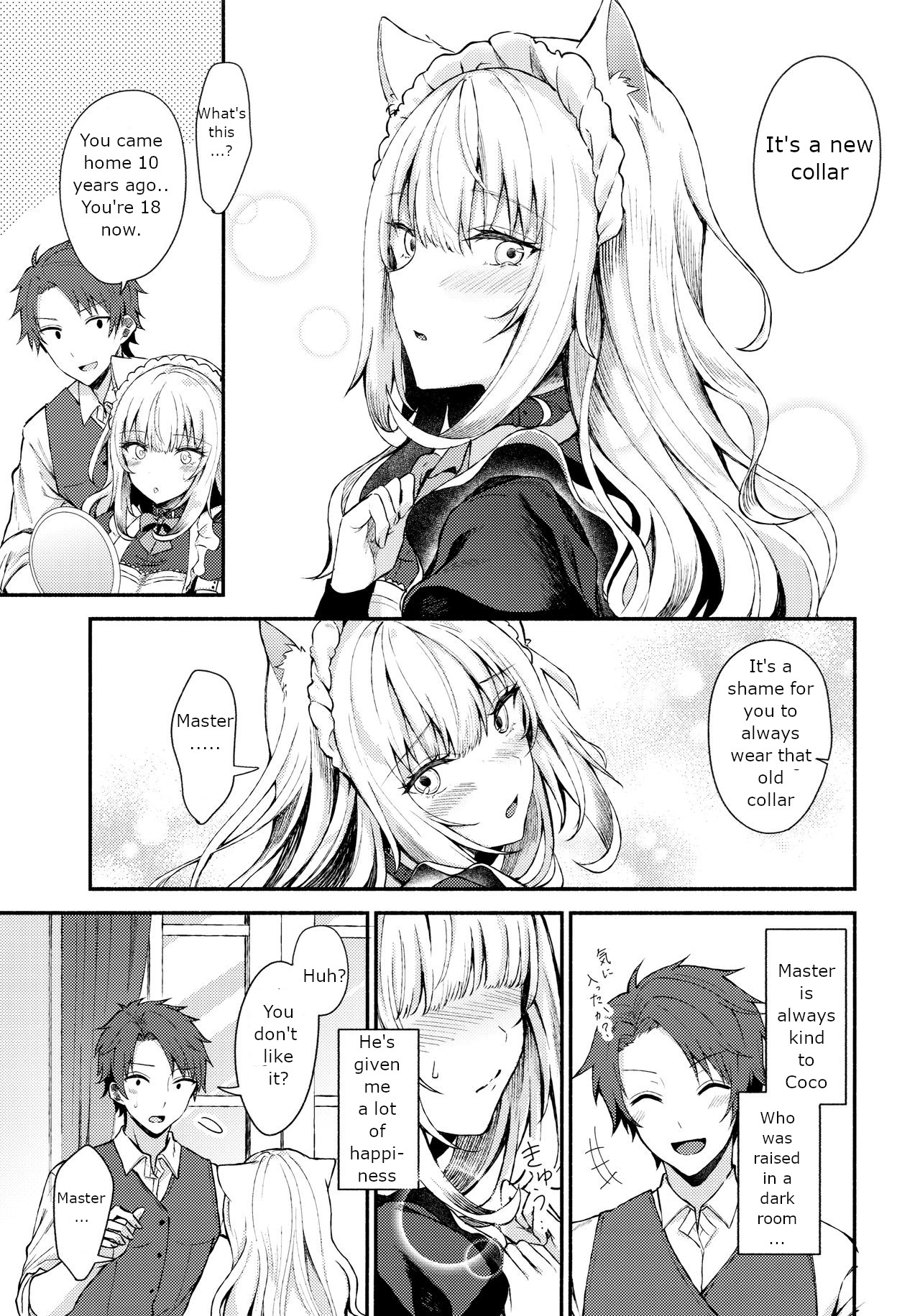 Moto Dorei no Nekomimi Maid to Shiawase Ecchi Suru Hon page 8 full