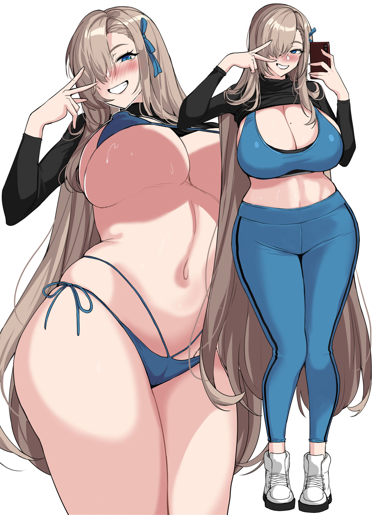 Asuna and Karin page 1 full