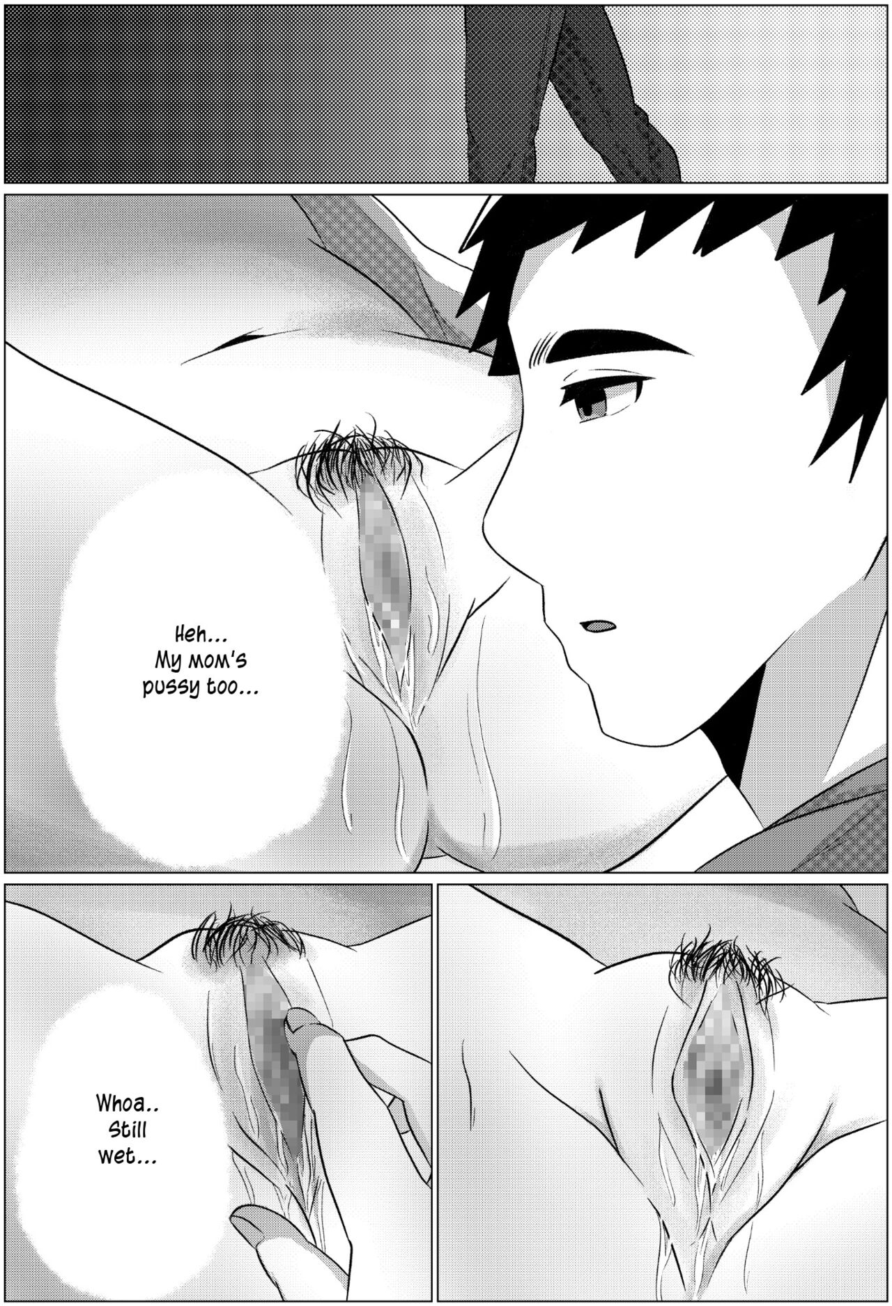 Yobai kara Hajimaru Haha to Musuko no Fuufu Seikatsu | Late night visit leads mother and son to marital relations page 10 full