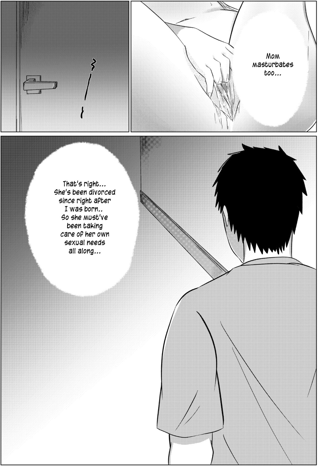 Yobai kara Hajimaru Haha to Musuko no Fuufu Seikatsu | Late night visit leads mother and son to marital relations page 6 full