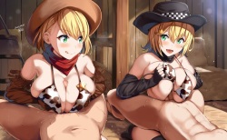 Reprint Cowgirl Sisters Fucking