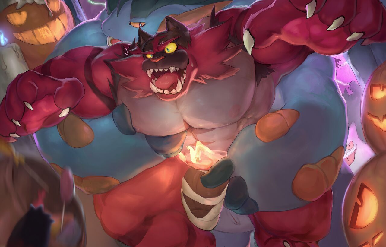 Halloween Party Incineroar page 2 full