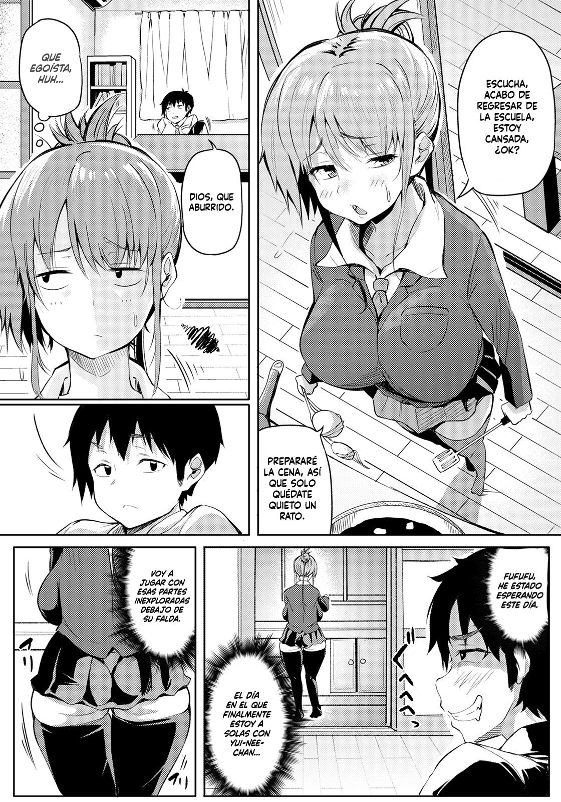 Onee-chan Ecchi na Ko wa Kirai dakara ne! | ¡Onee-chan Odia a los Niños Traviesos! page 3 full