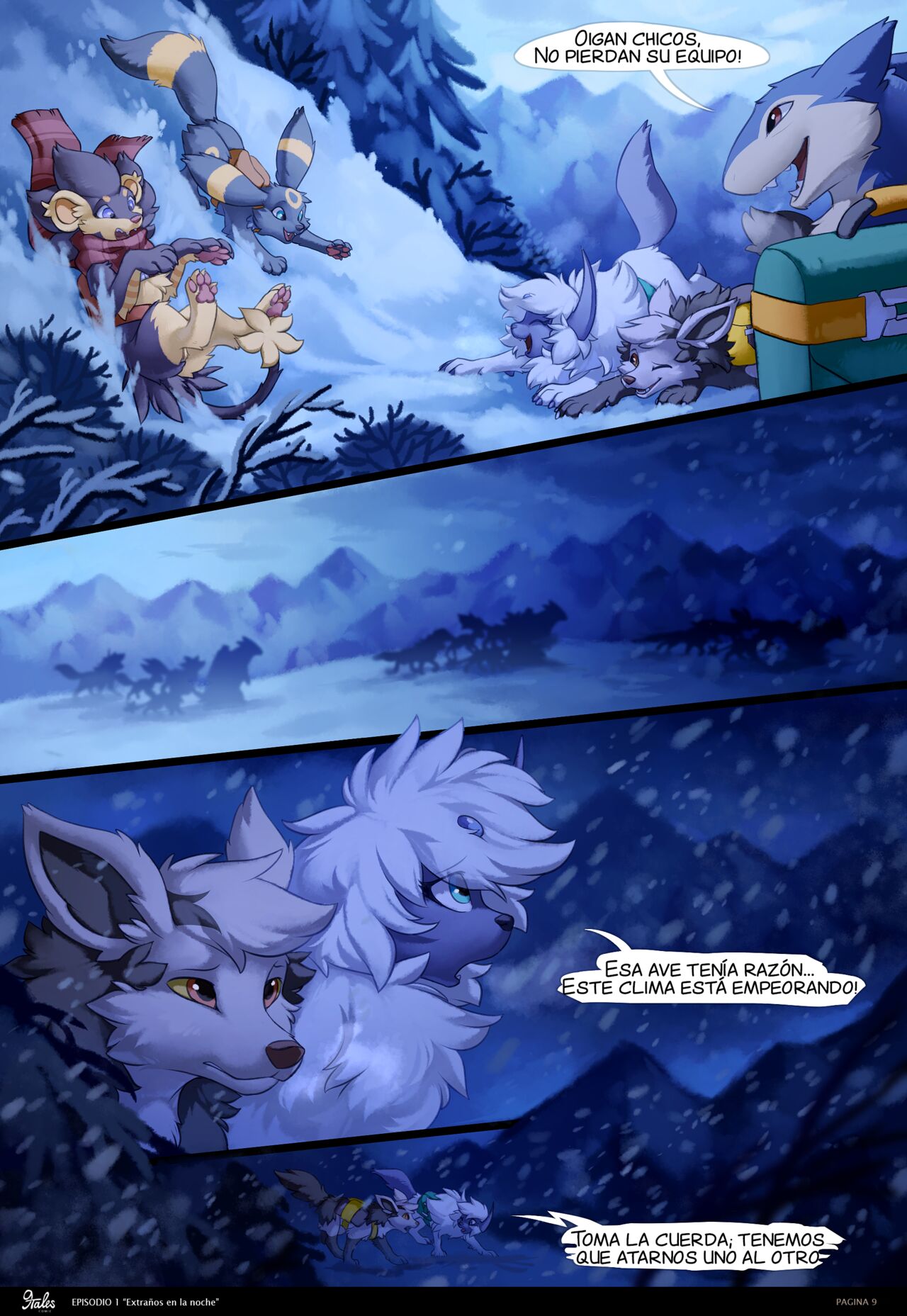 9Tales  Episodio 1 - Extraños en la Noche page 10 full