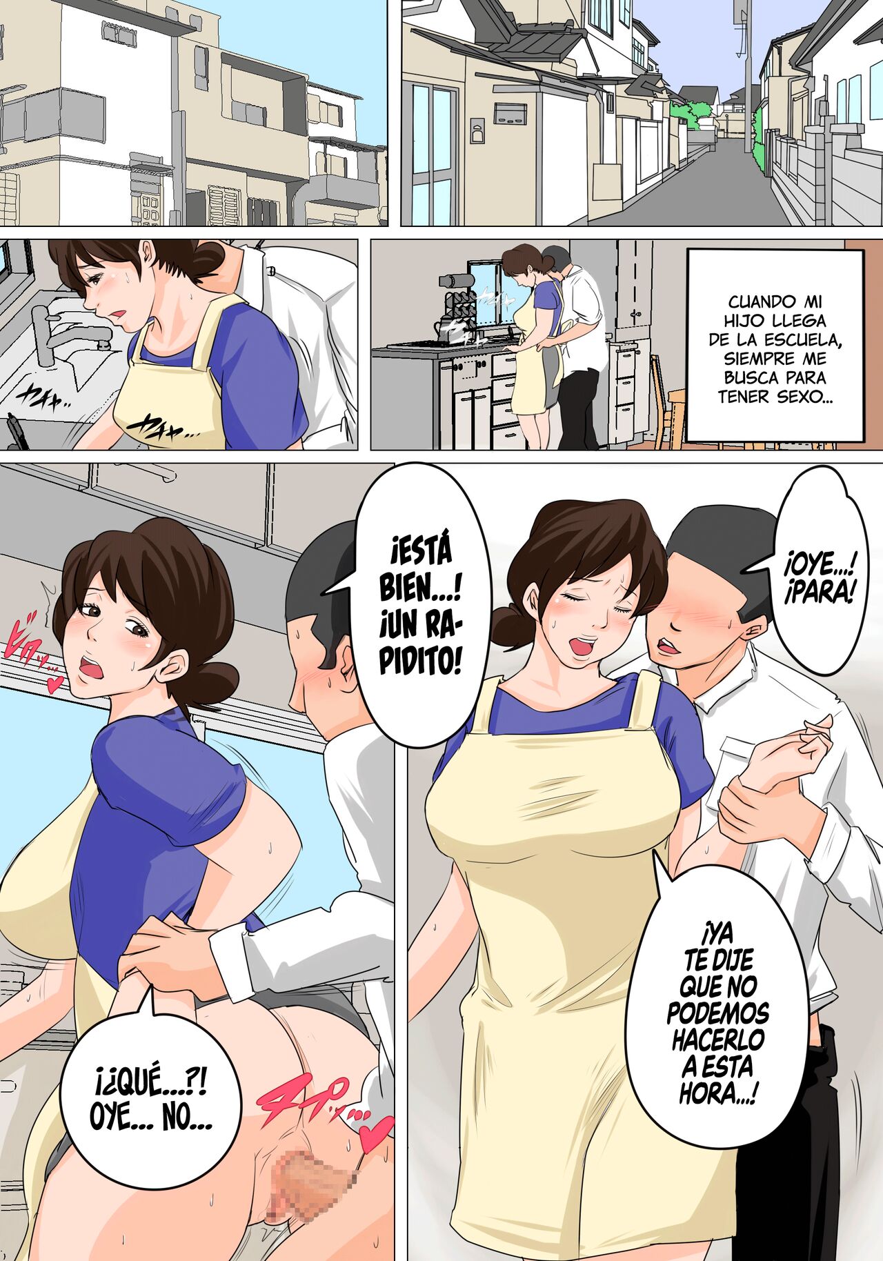 Nichijou-teki ni Okaa-san ni Dasu Seikatsu ~Otou-san ni Naisho no Nakadashi Ecchi Hen~ │ Viniendo todos los días en mi mamá ~Papá no sabe que cogemos y me vengo adentro~ page 2 full
