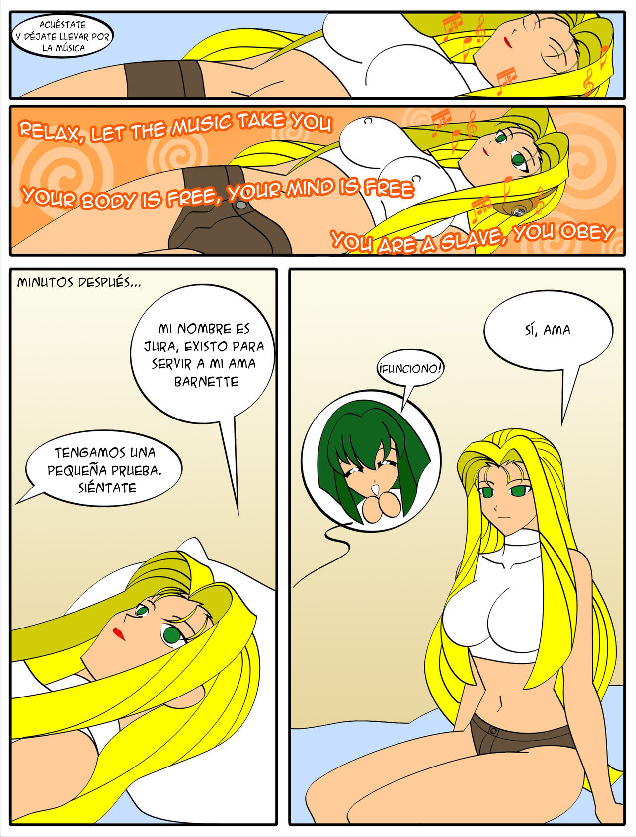 Girls Night's  Spanish page 3 full