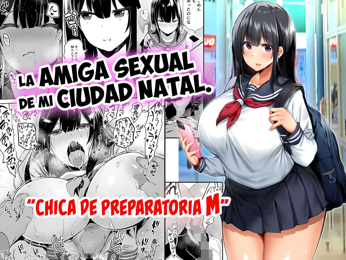 Jimoto no Hame Tomo. "Joshikousei M" | La Amiga Sexual de mi Ciudad Natal. "Chica de Preparatoria M" page 1 full