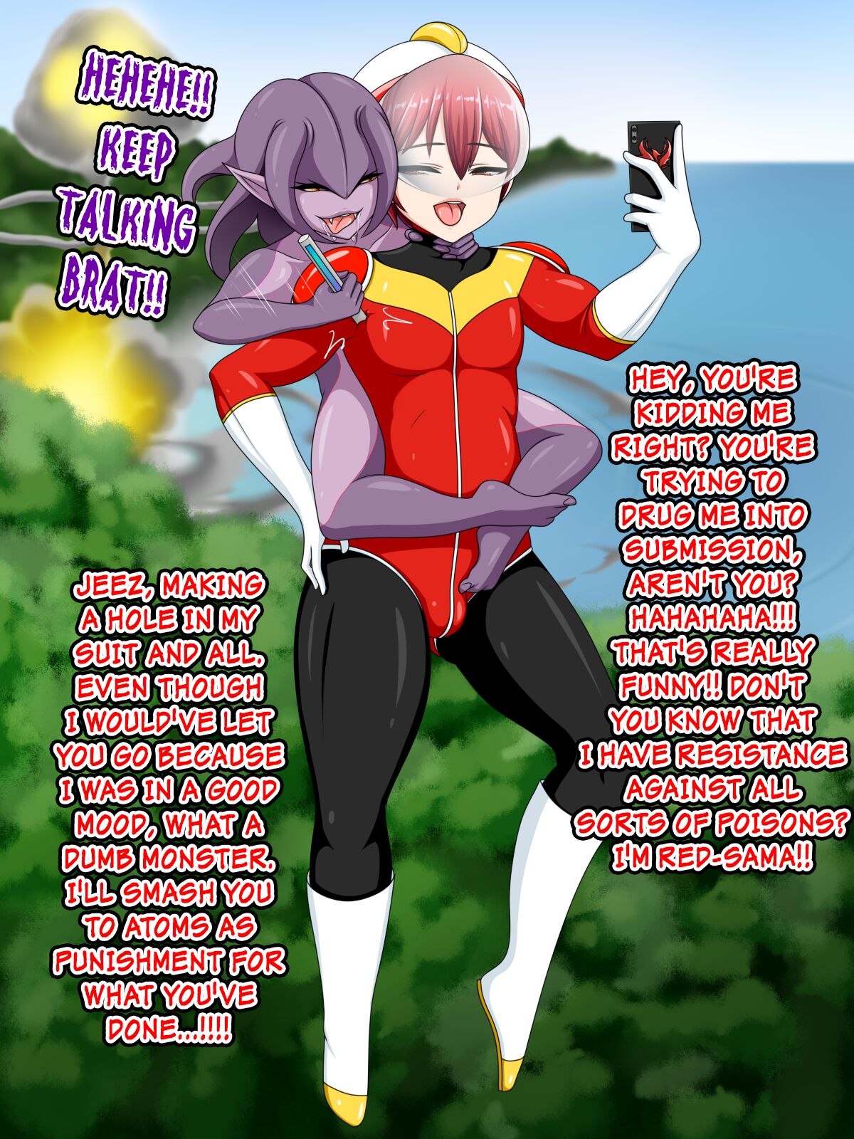 Ikiri Hero Nyotaika Akuochi | Ikiri Hero Feminization Breaking Bad page 5 full