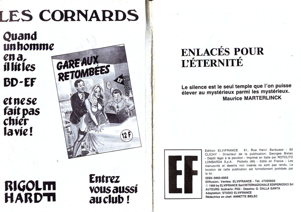 Elvifrance Série Blanche 22 Enlacés pour l'éternité page 2 full