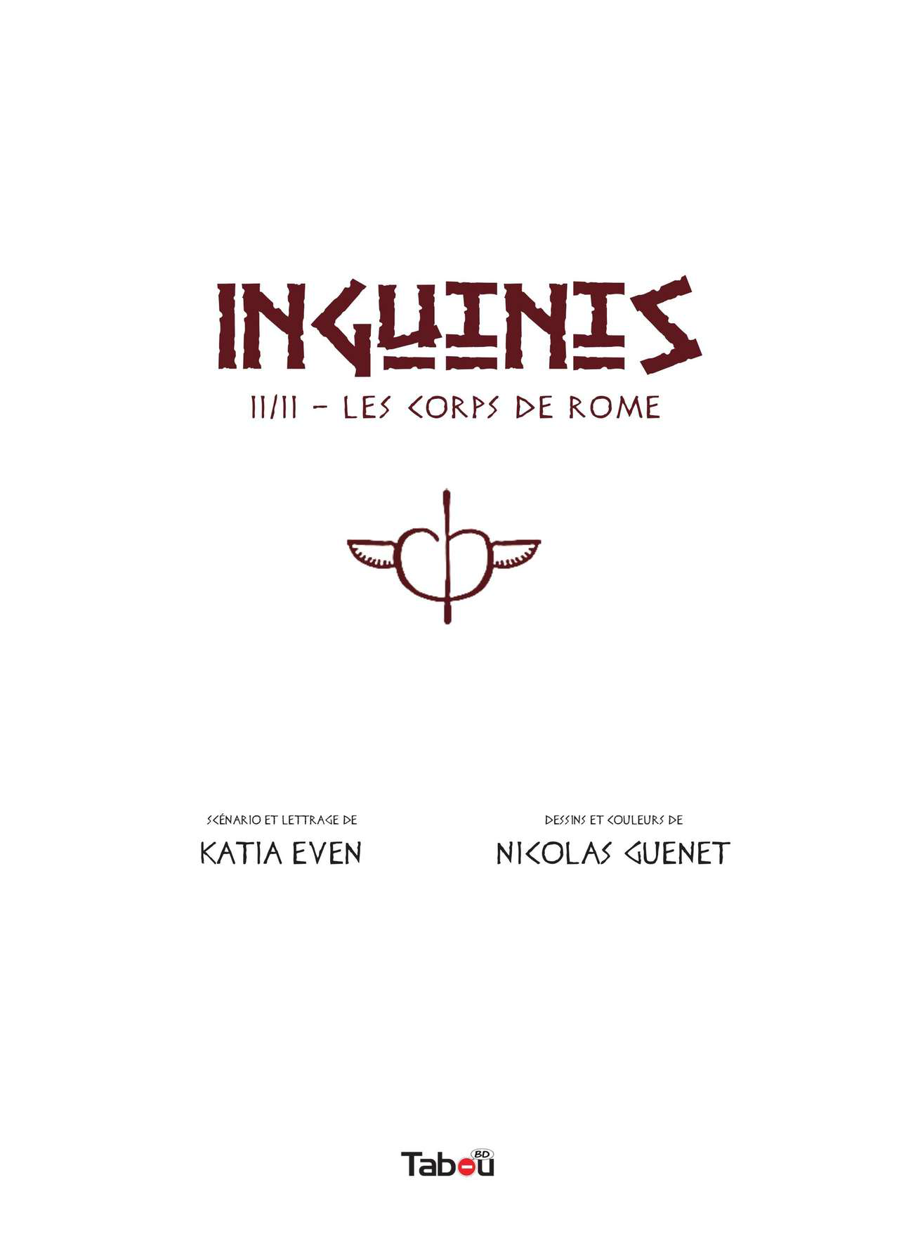 Inguinis: Bodies of Rome - Katia Even & Nicolas Guenet - ENG page 3 full