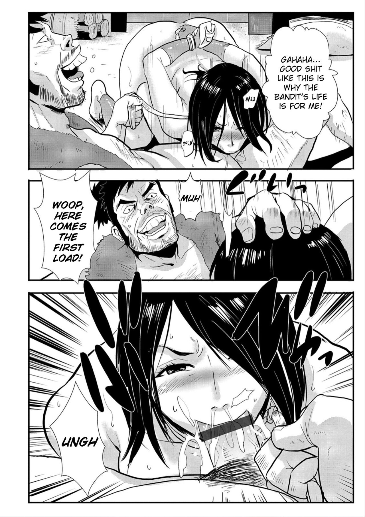Harami samurai 01 Onna Douchuu Maguwai Tabi | Knocked Up Samurai 01: A Woman’s Journey to get pregnant page 10 full
